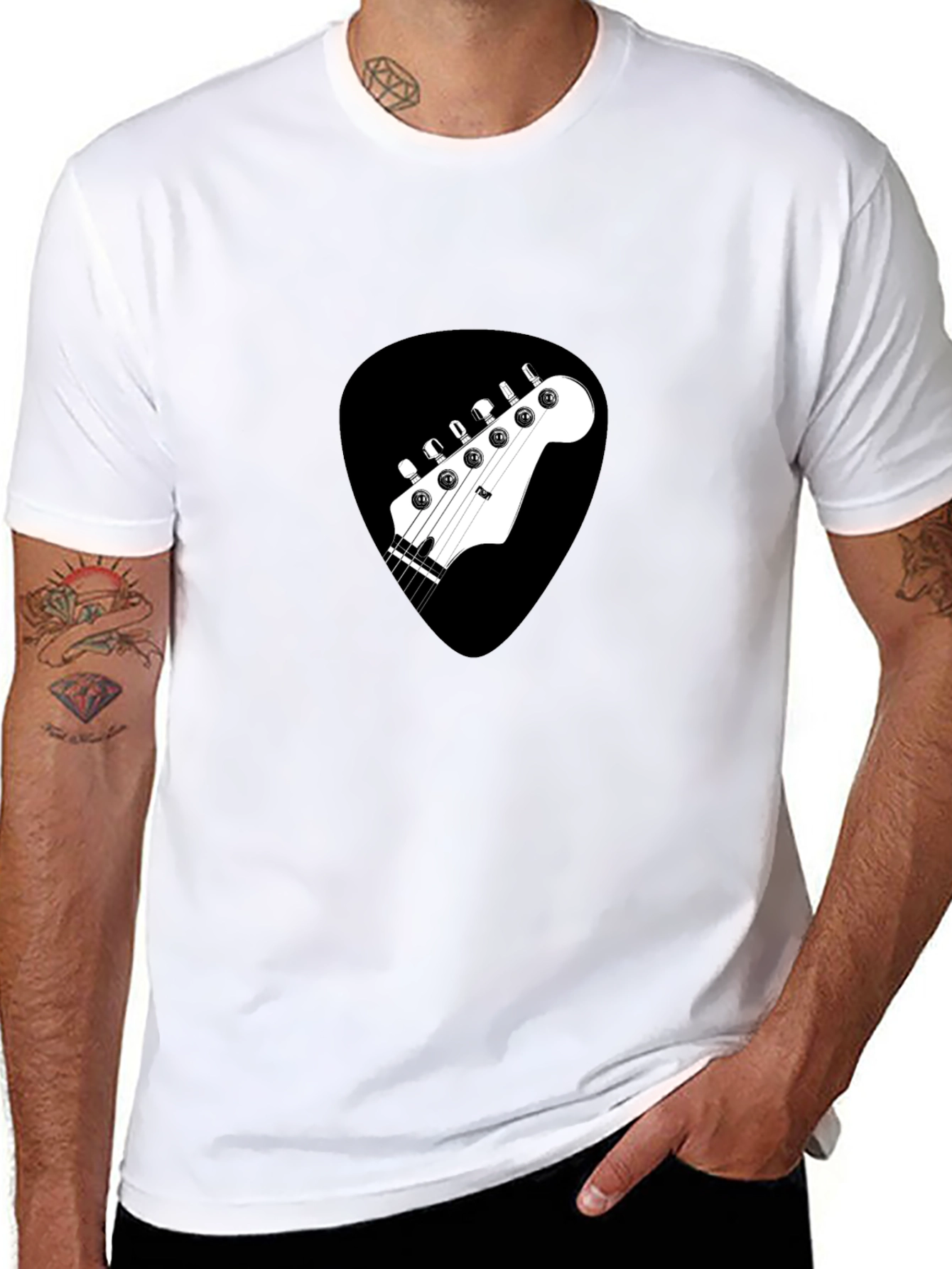 Guitar Pick T-Shirt - Music Lover Tee