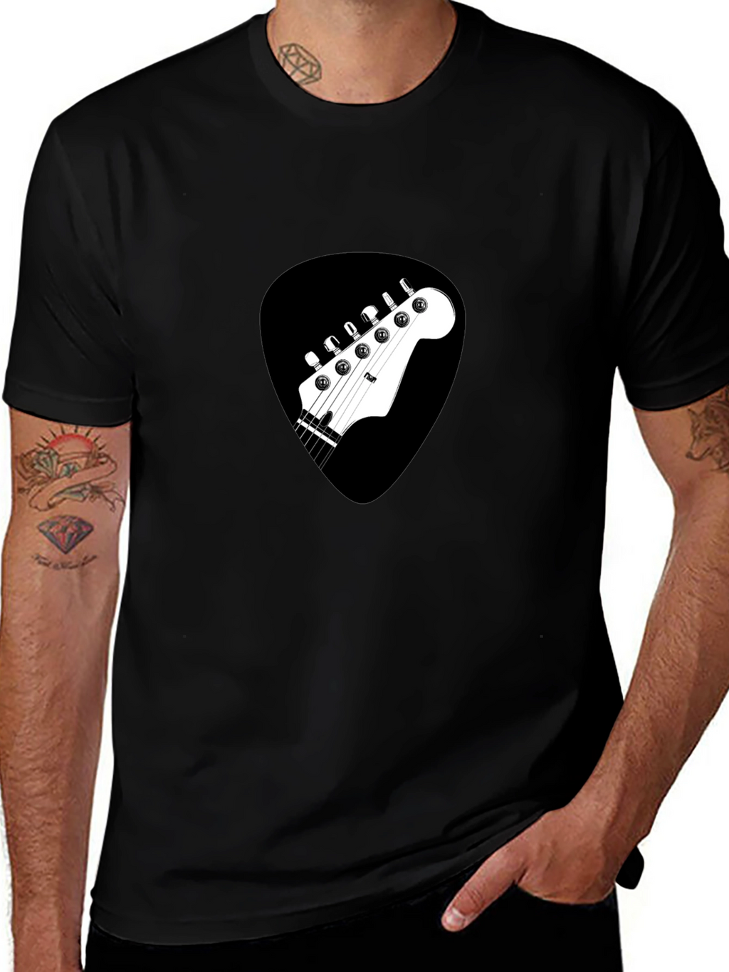 Guitar Pick T-Shirt - Music Lover Tee