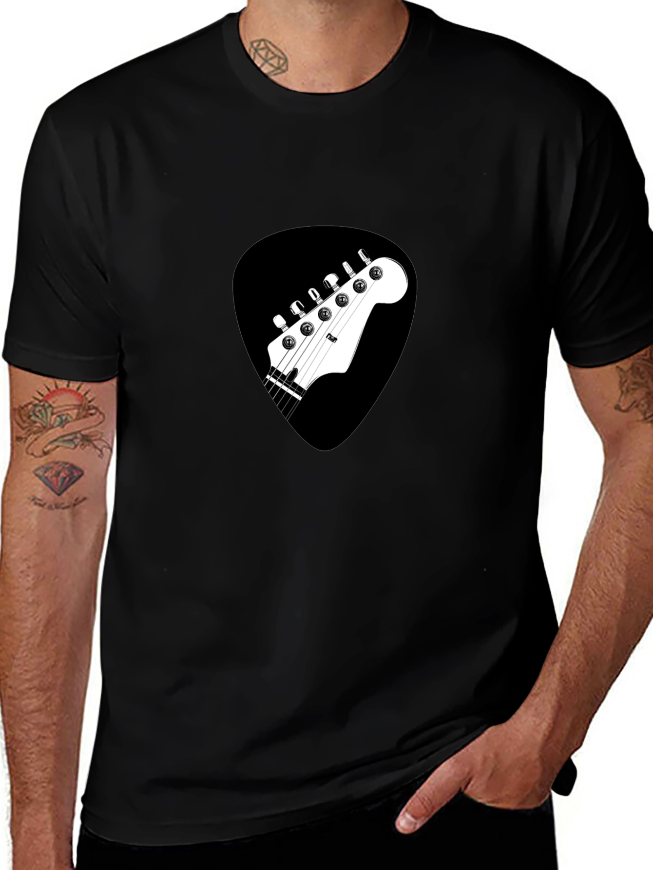 Guitar Pick T-Shirt - Music Lover Tee