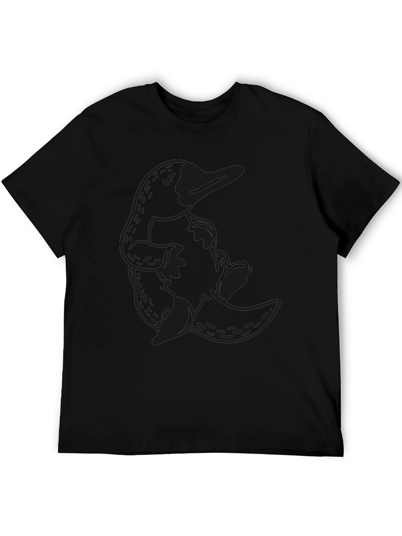 Black Platypus Graphic Tee - Casual Cotton T-Shirt