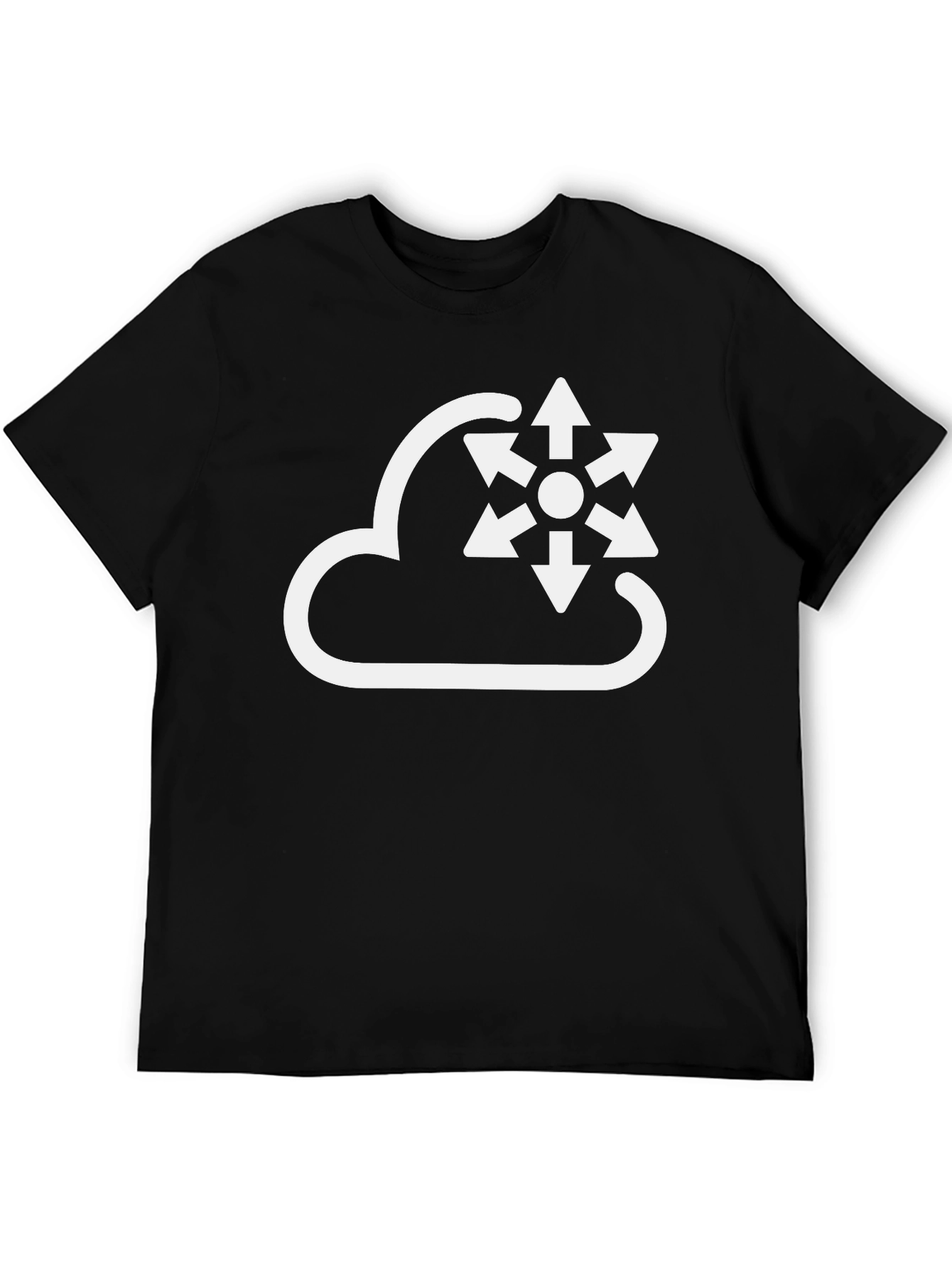 Cloud Data Flow Black T-Shirt