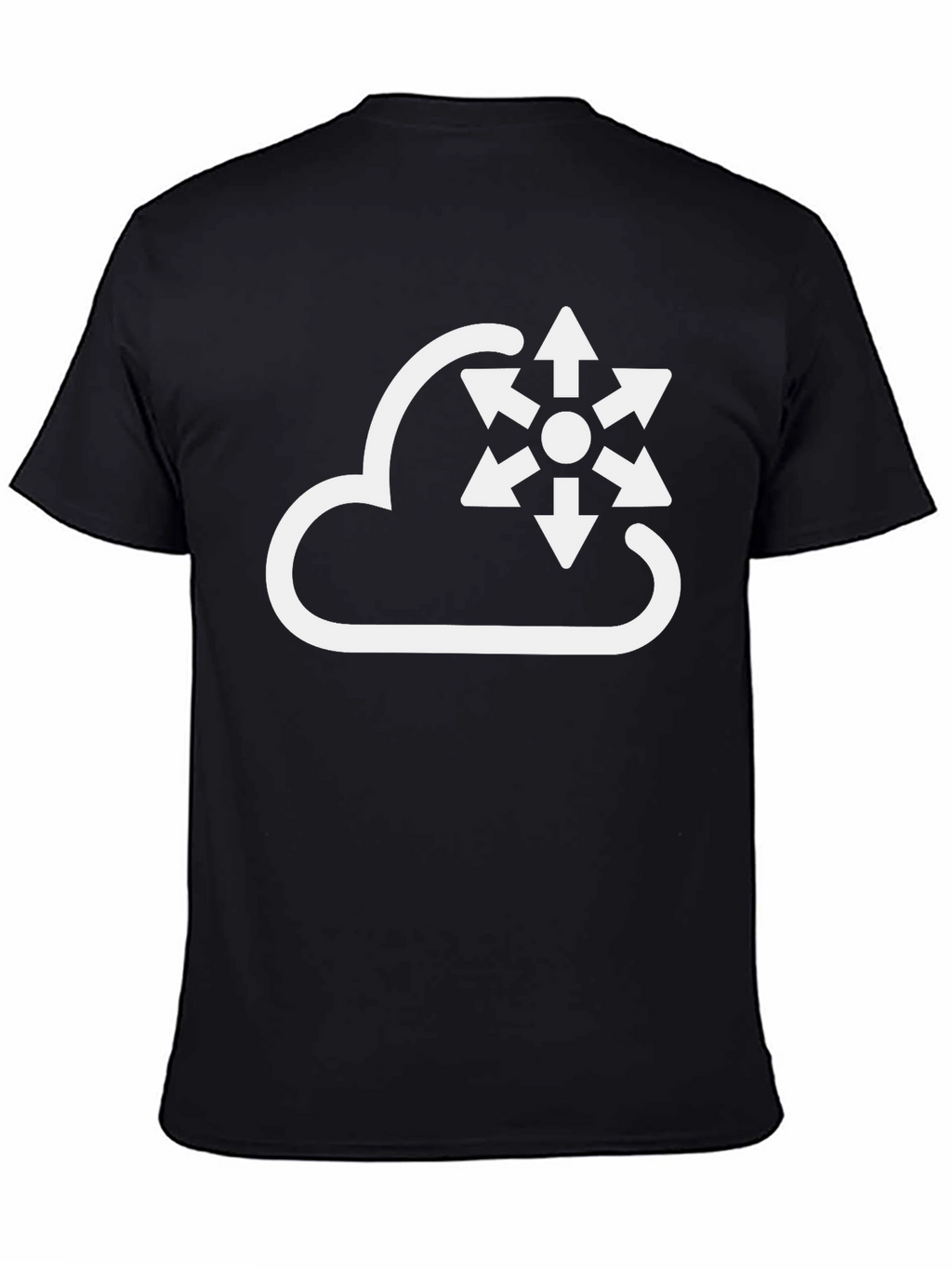 Cloud Data Flow Black T-Shirt