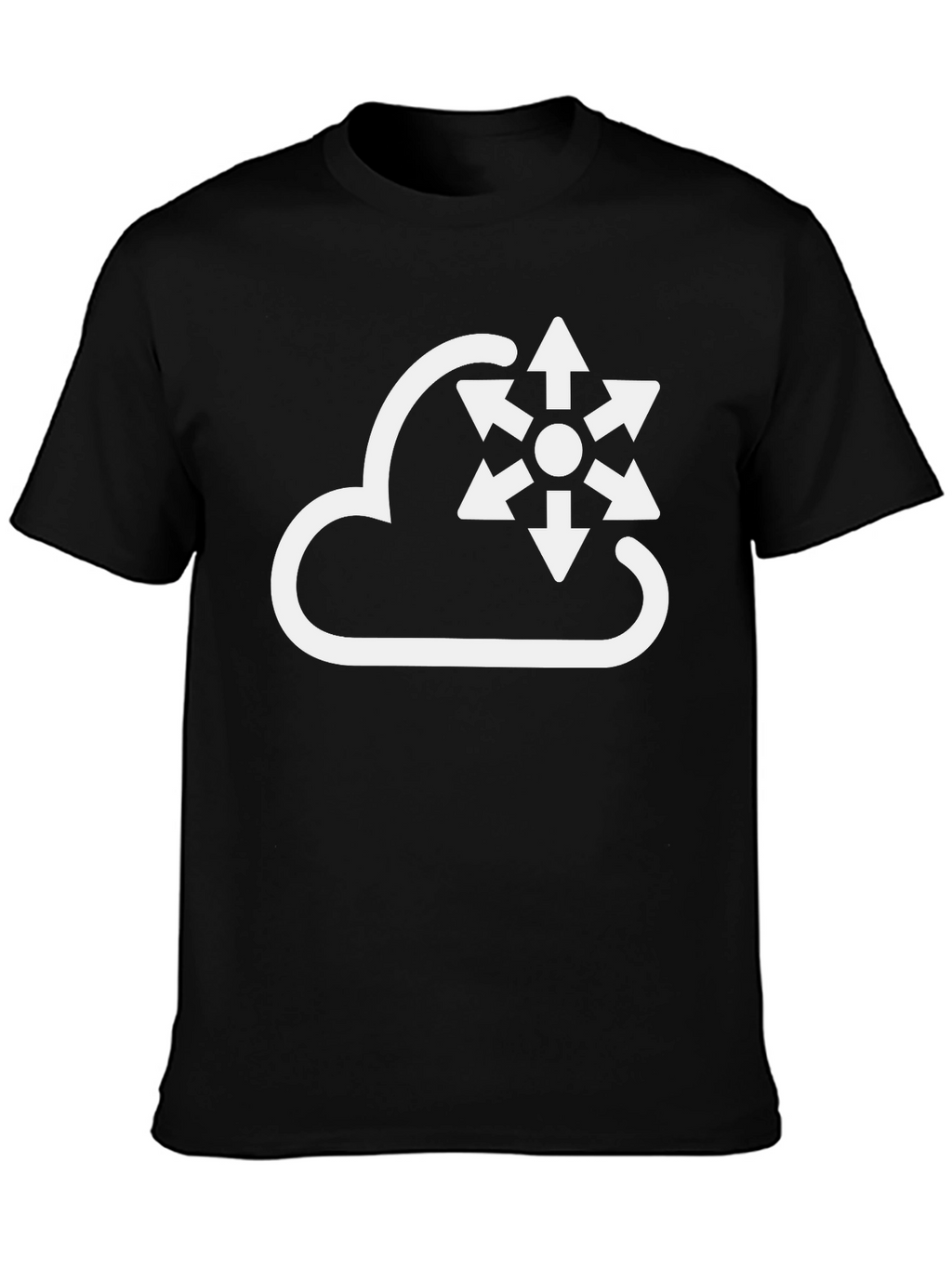 Cloud Data Flow Black T-Shirt