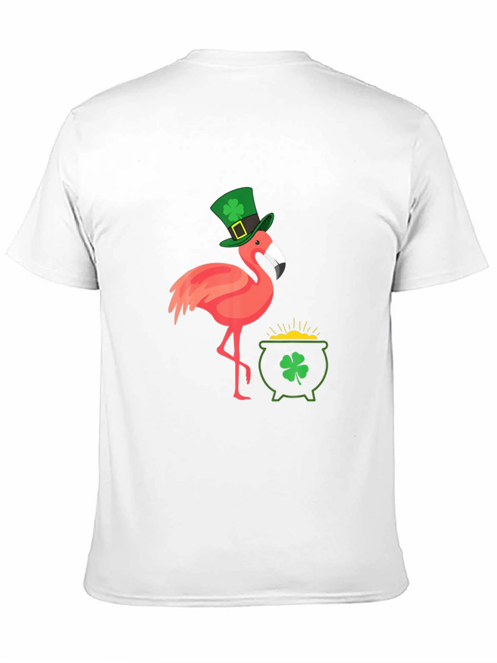 St. Patricks Day Flamingo Graphic Tee