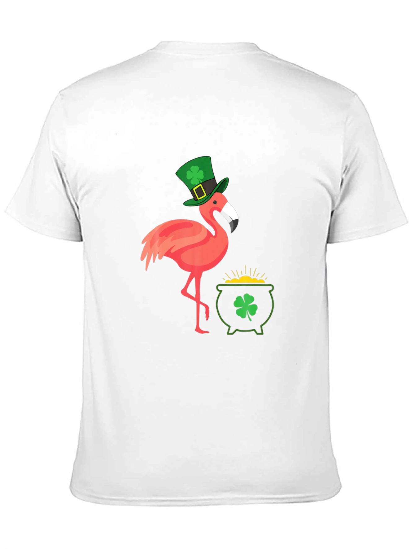 St. Patricks Day Flamingo Graphic Tee