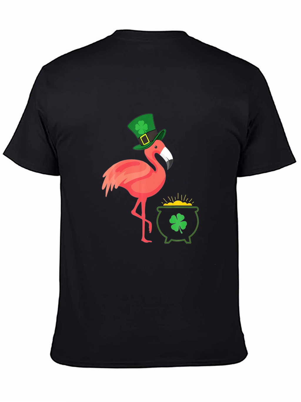 St. Patricks Day Flamingo Graphic Tee