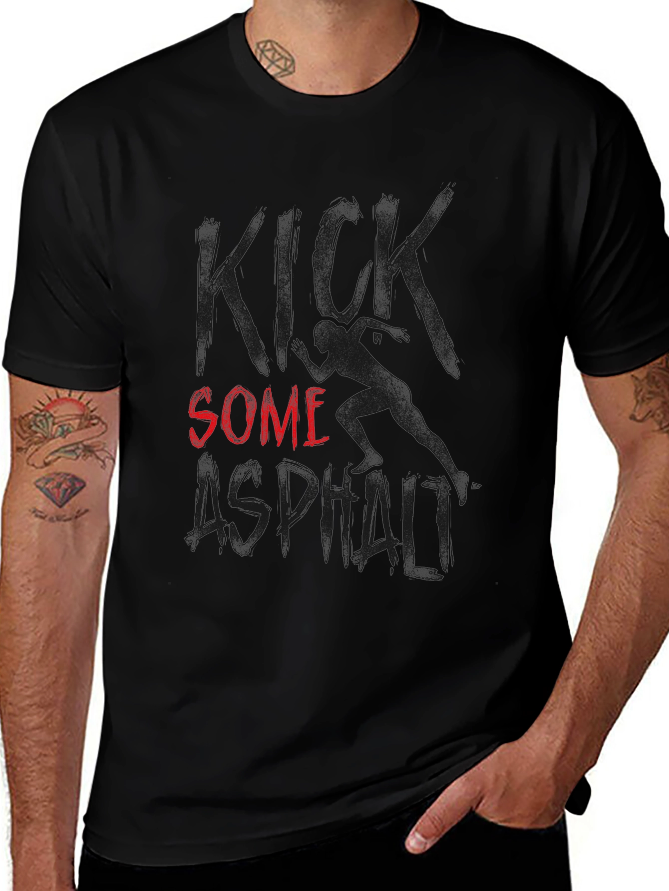 Asphalt Lover Black T-Shirt