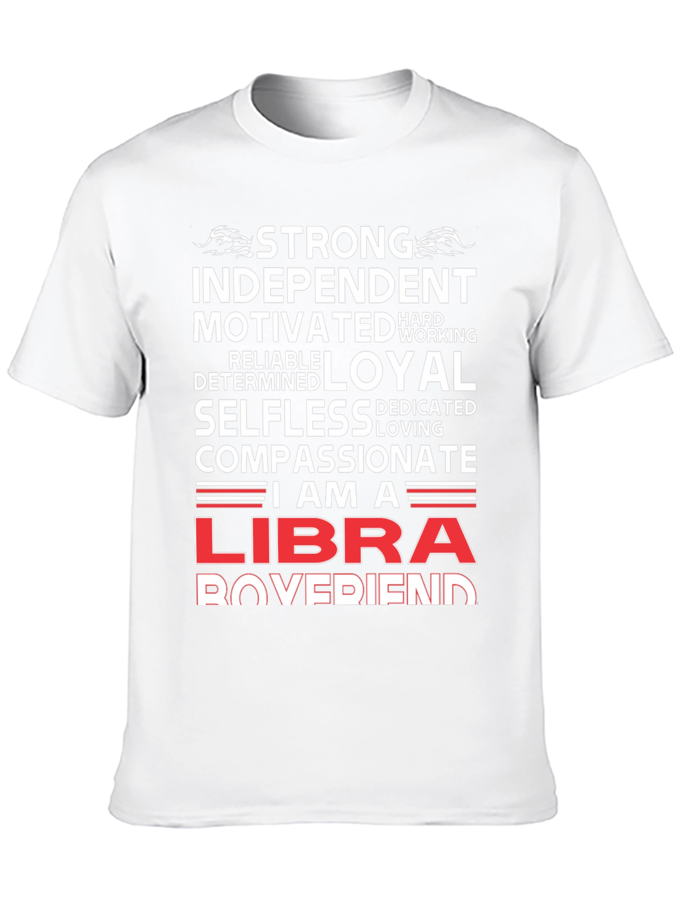 Strong Libra Boyfriend T-Shirt