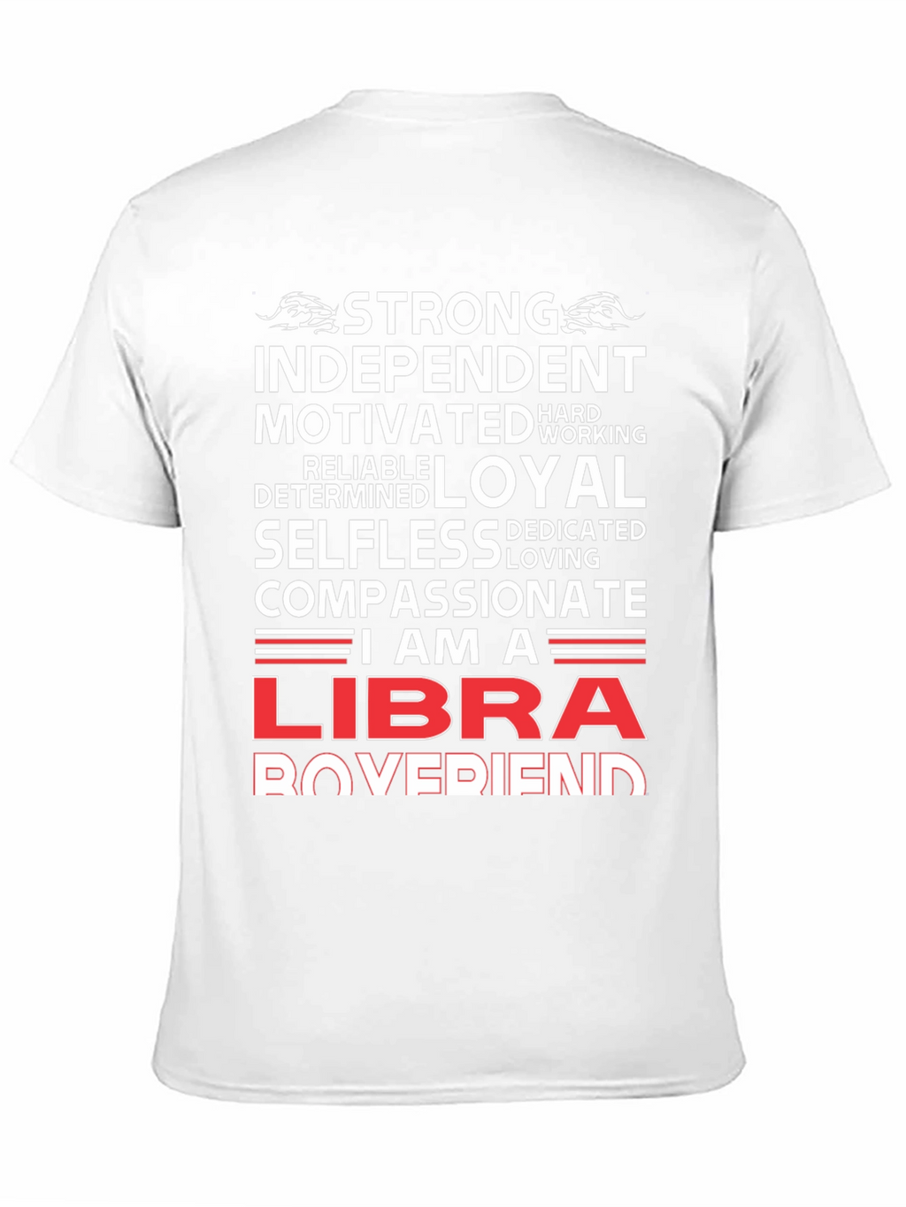 Strong Libra Boyfriend T-Shirt