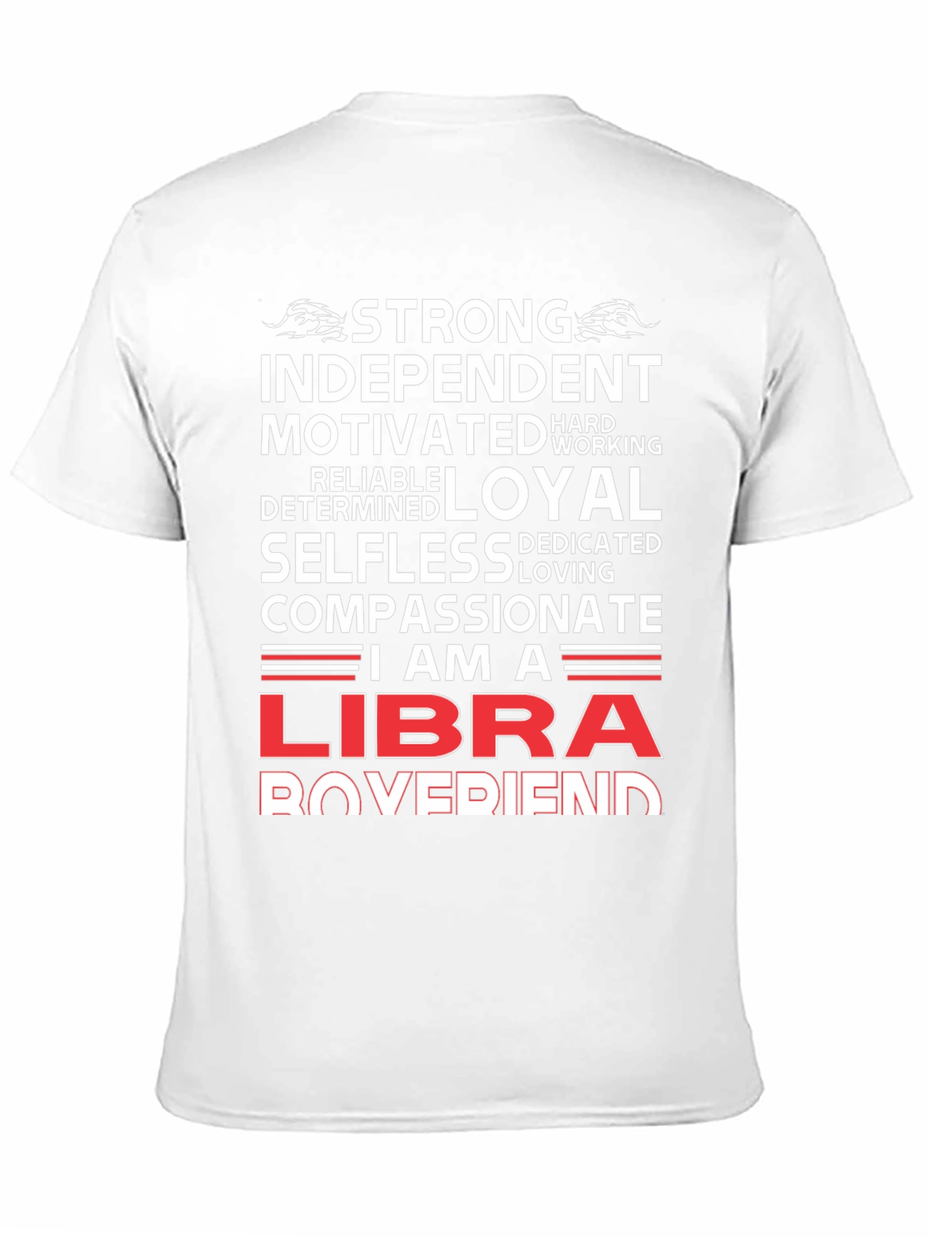 Strong Libra Boyfriend T-Shirt