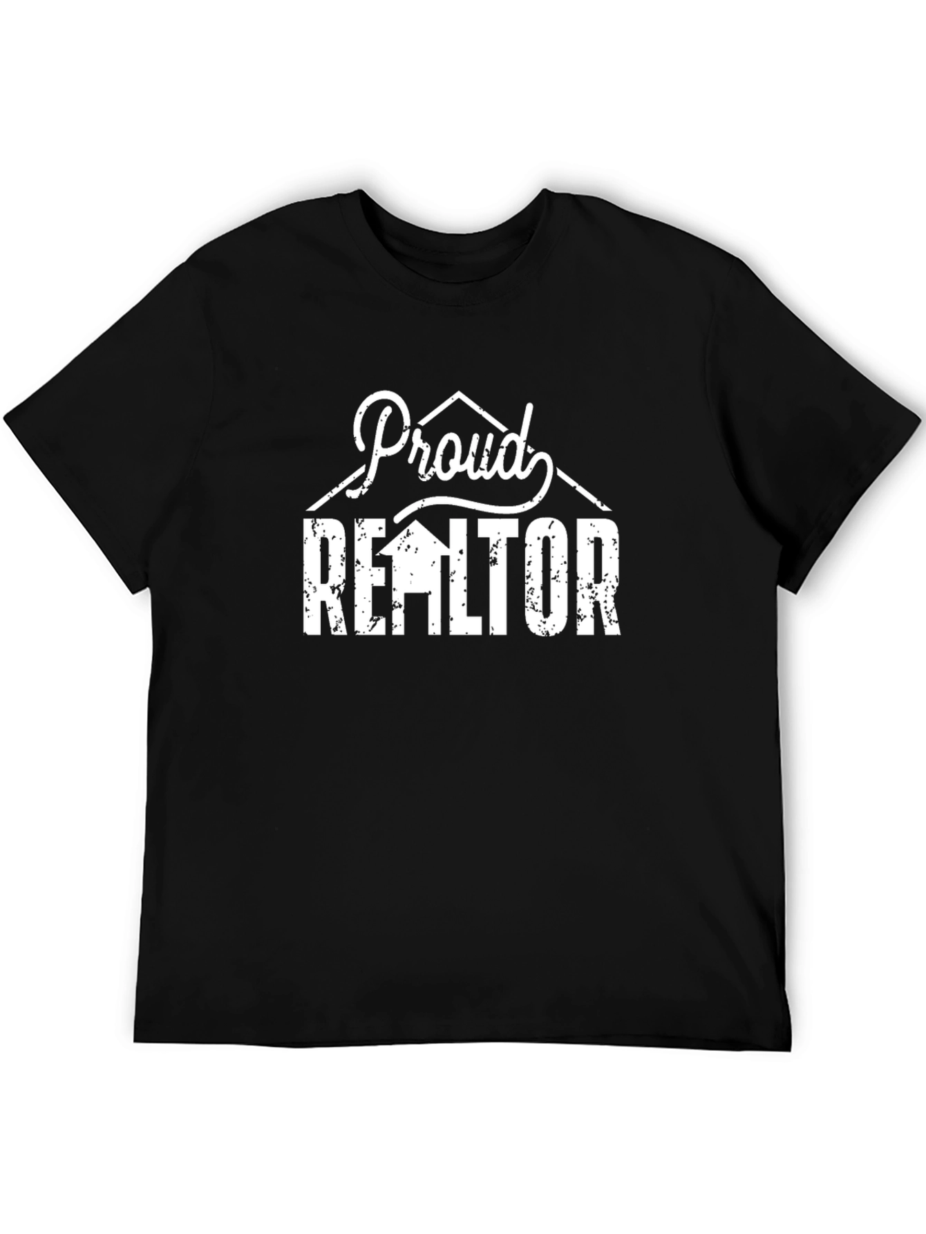 Proud Realtor Graphic T-Shirt - Black