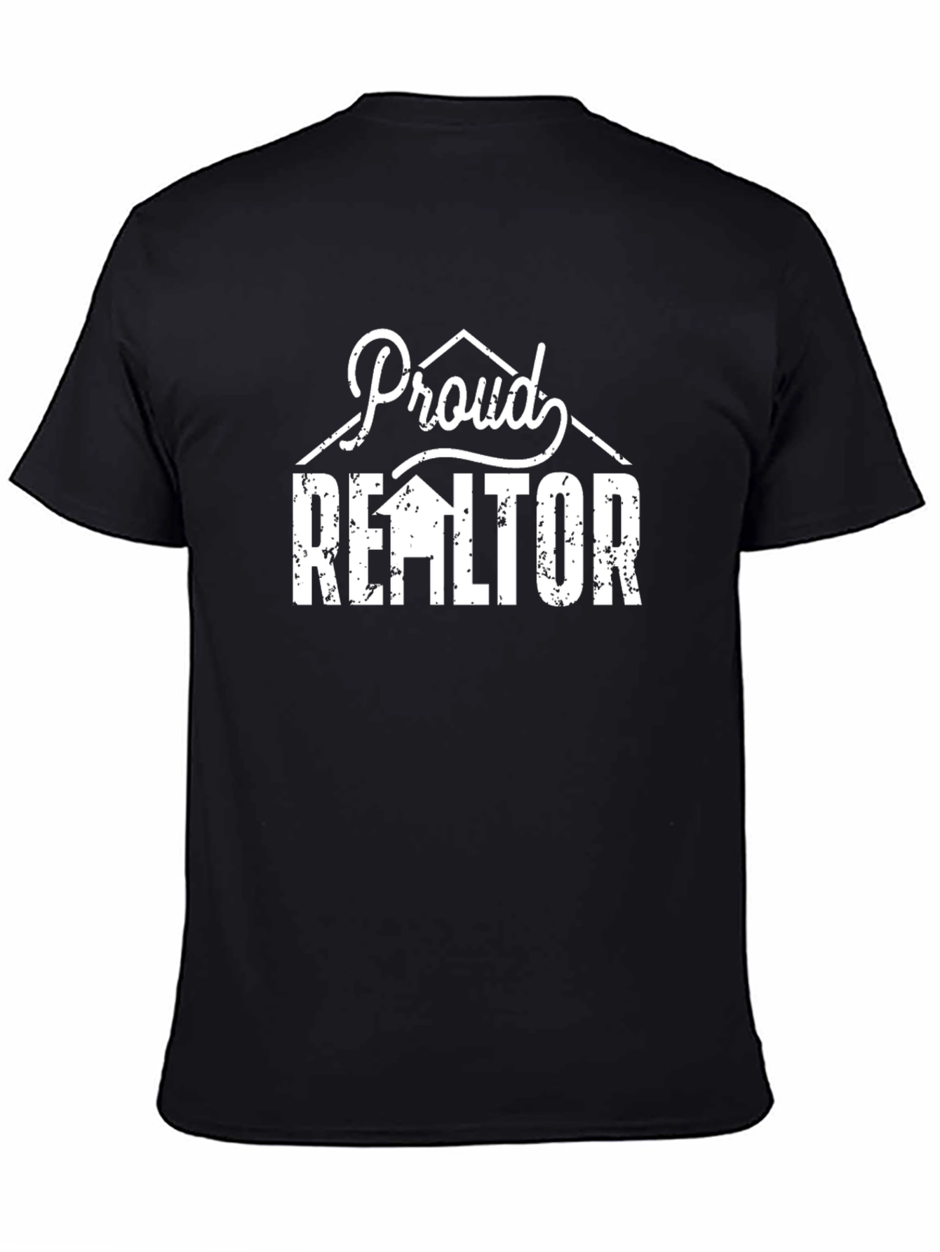 Proud Realtor Graphic T-Shirt - Black
