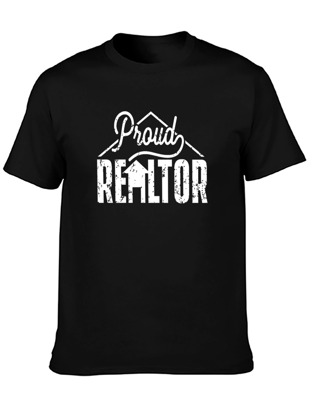 Proud Realtor Graphic T-Shirt - Black