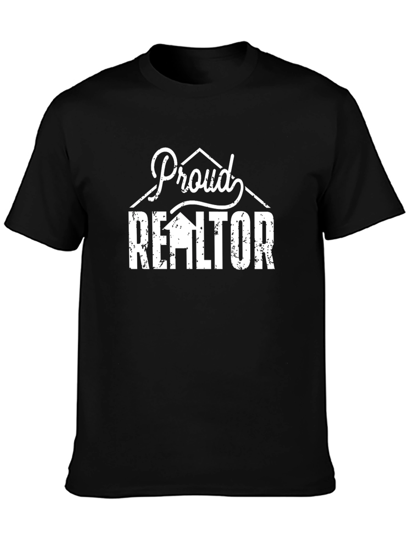 Proud Realtor Graphic T-Shirt - Black
