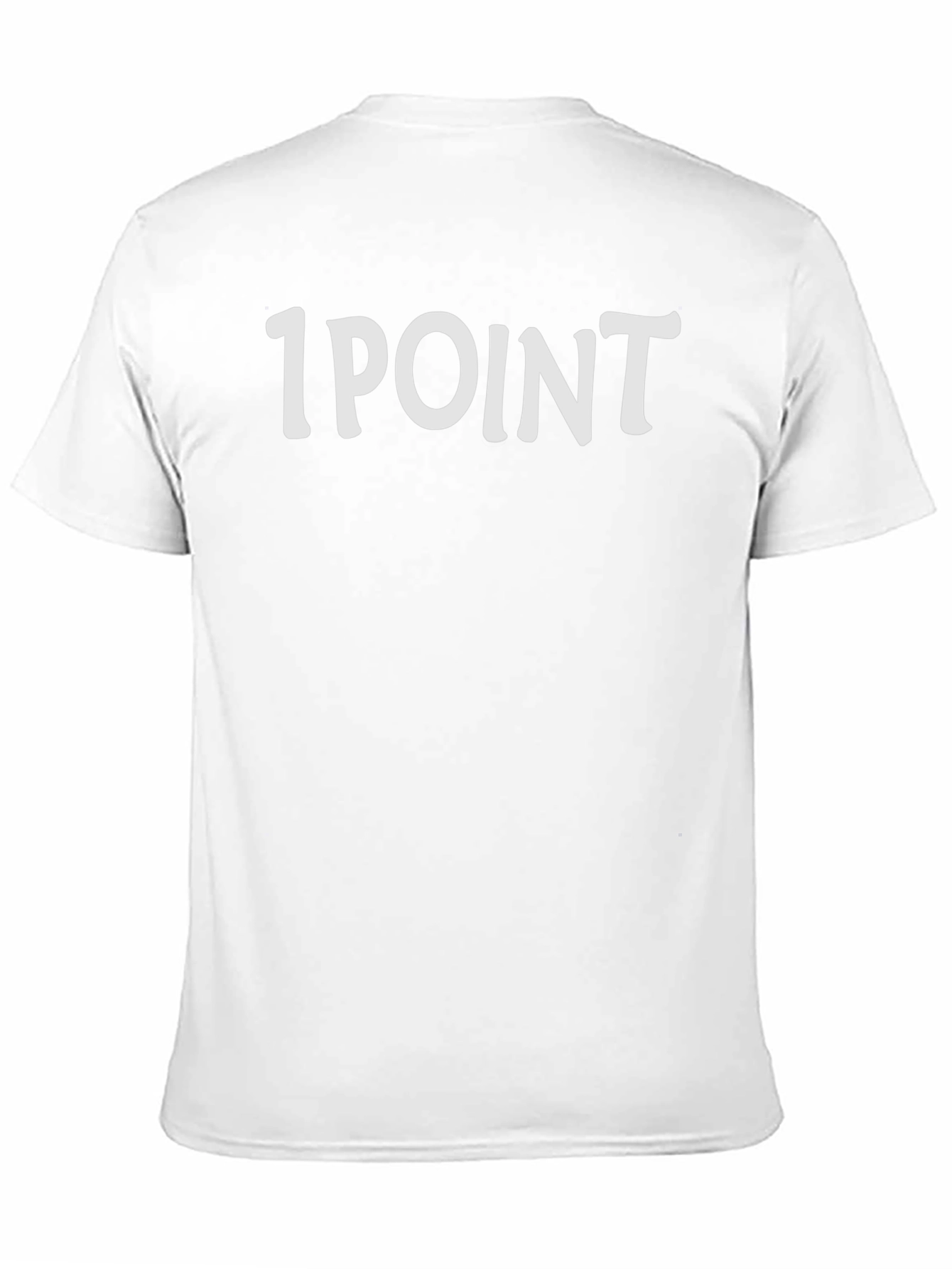 1 Point T-Shirt - Classic Black Cotton Tee