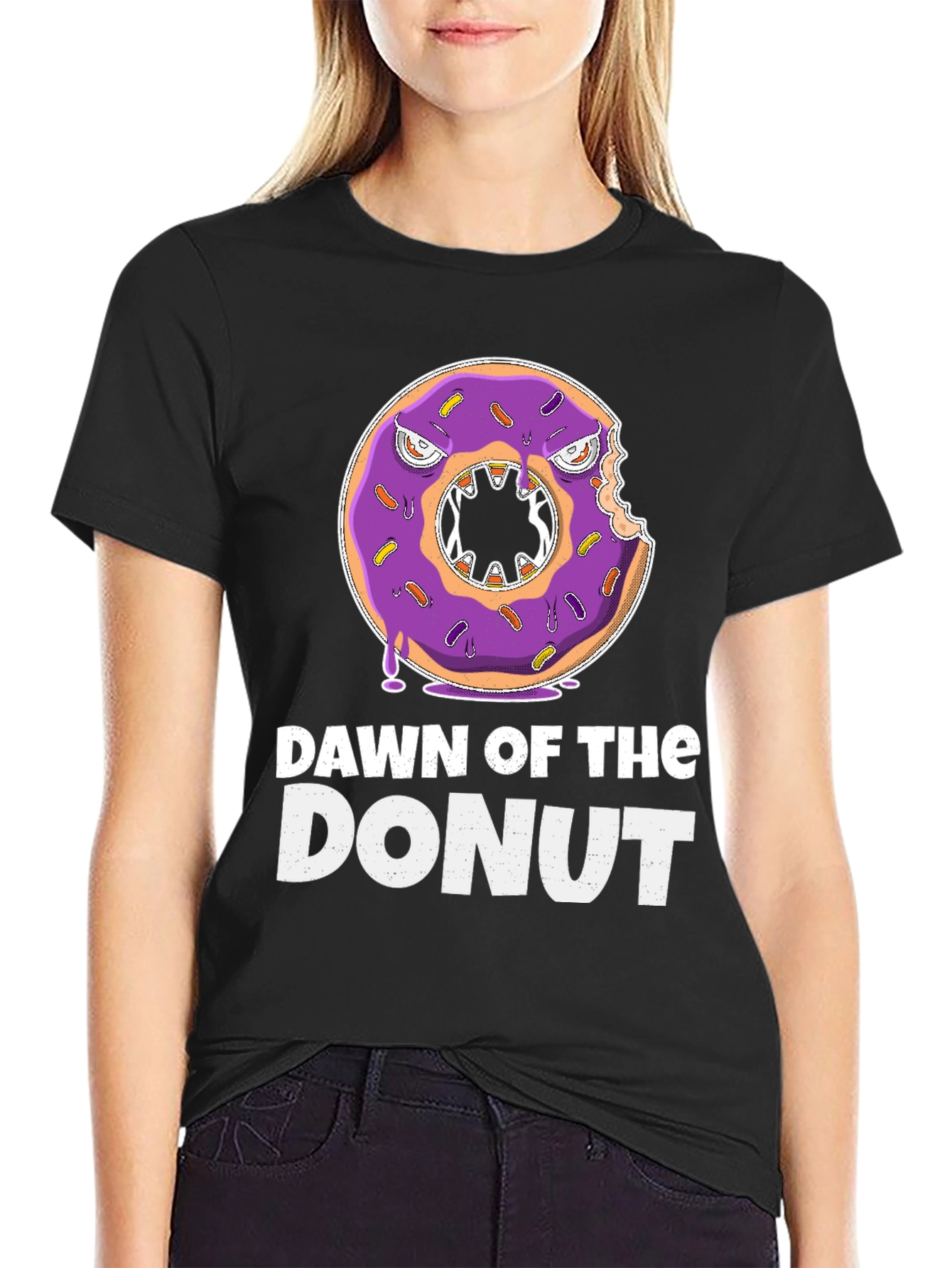 Dawn of the Donut Graphic T-Shirt