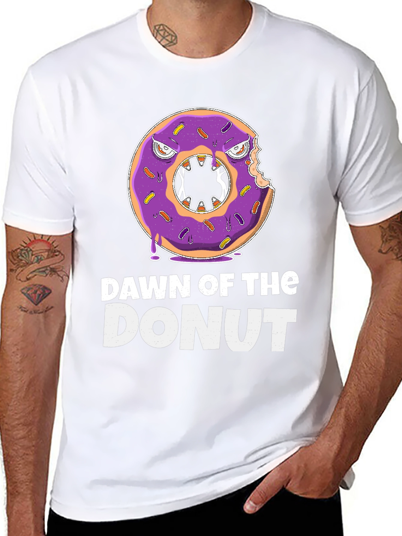 Dawn of the Donut Graphic T-Shirt