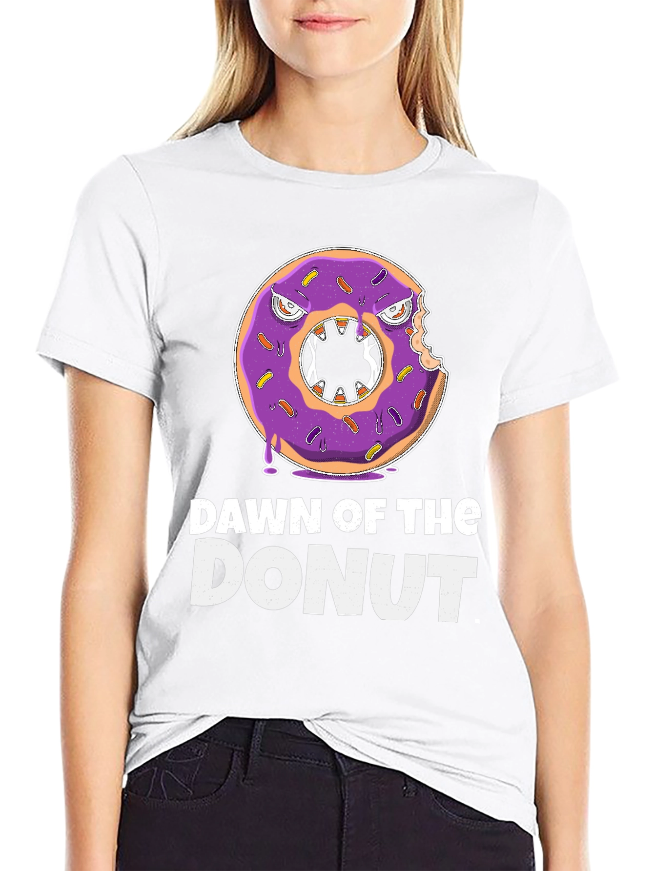 Dawn of the Donut Graphic T-Shirt