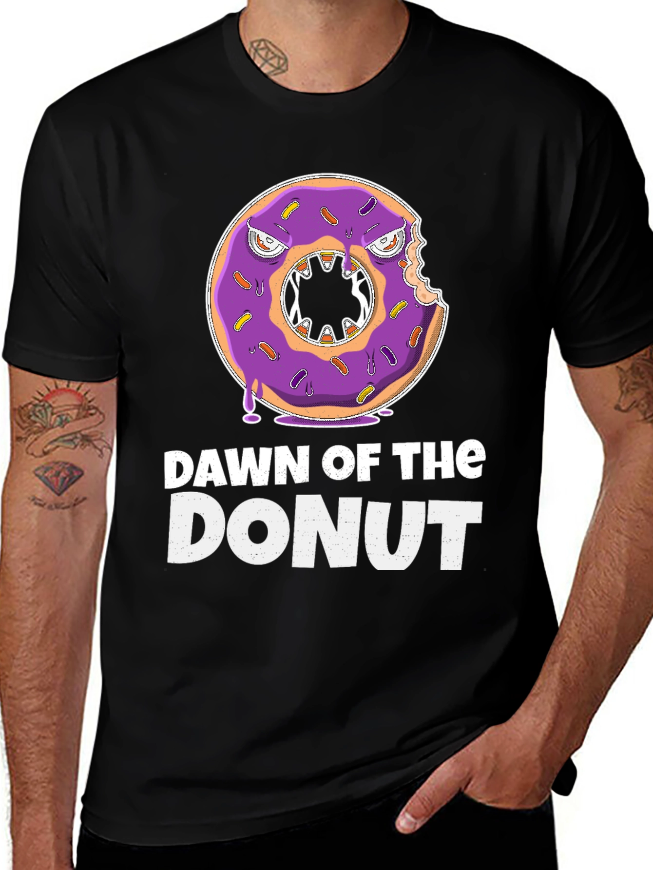 Dawn of the Donut Graphic T-Shirt