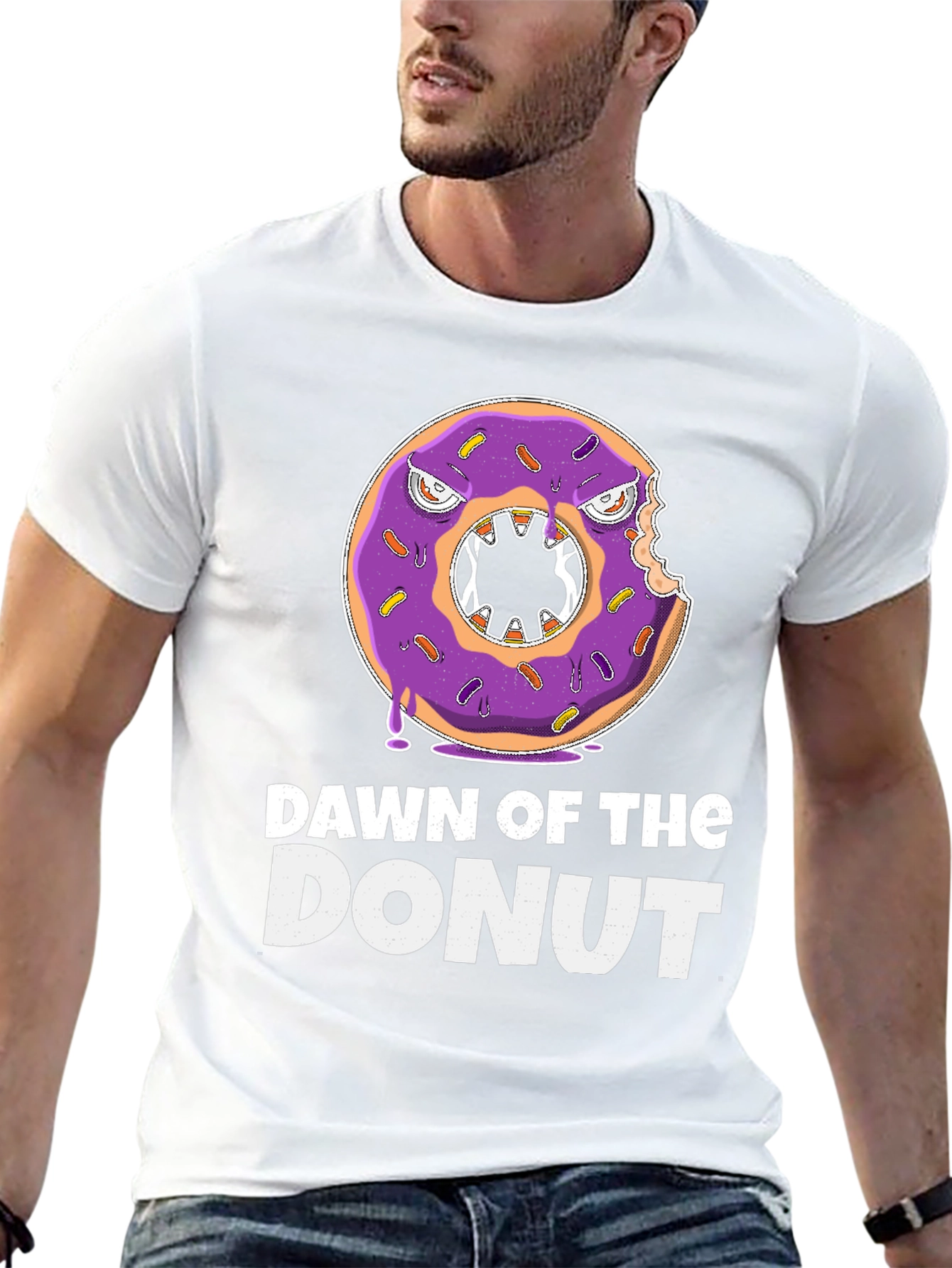 Dawn of the Donut Graphic T-Shirt