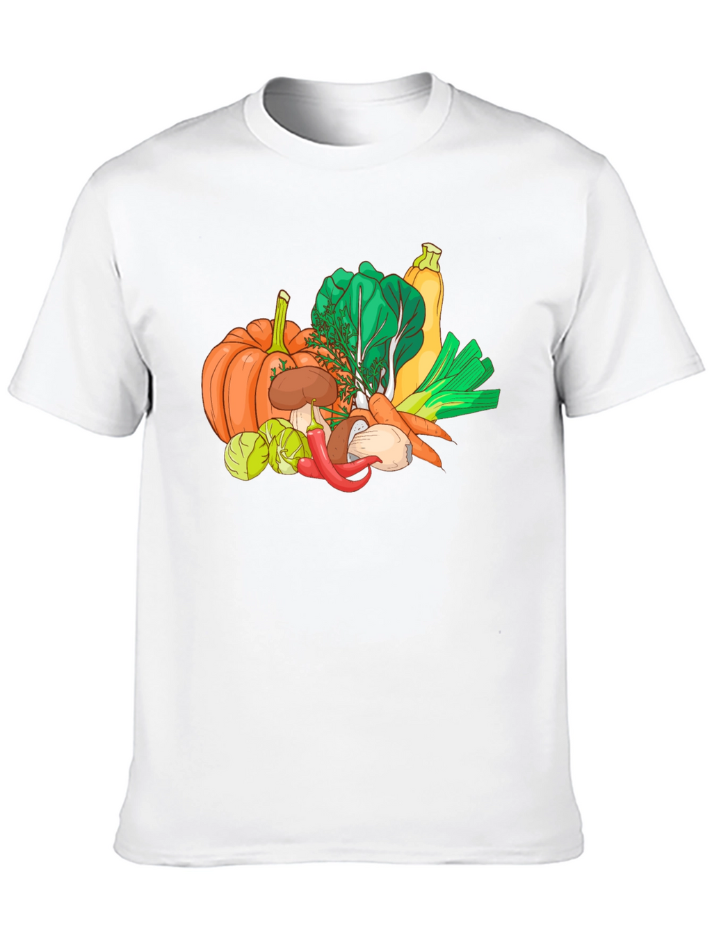 Vegetable Medley Graphic Tee - Black