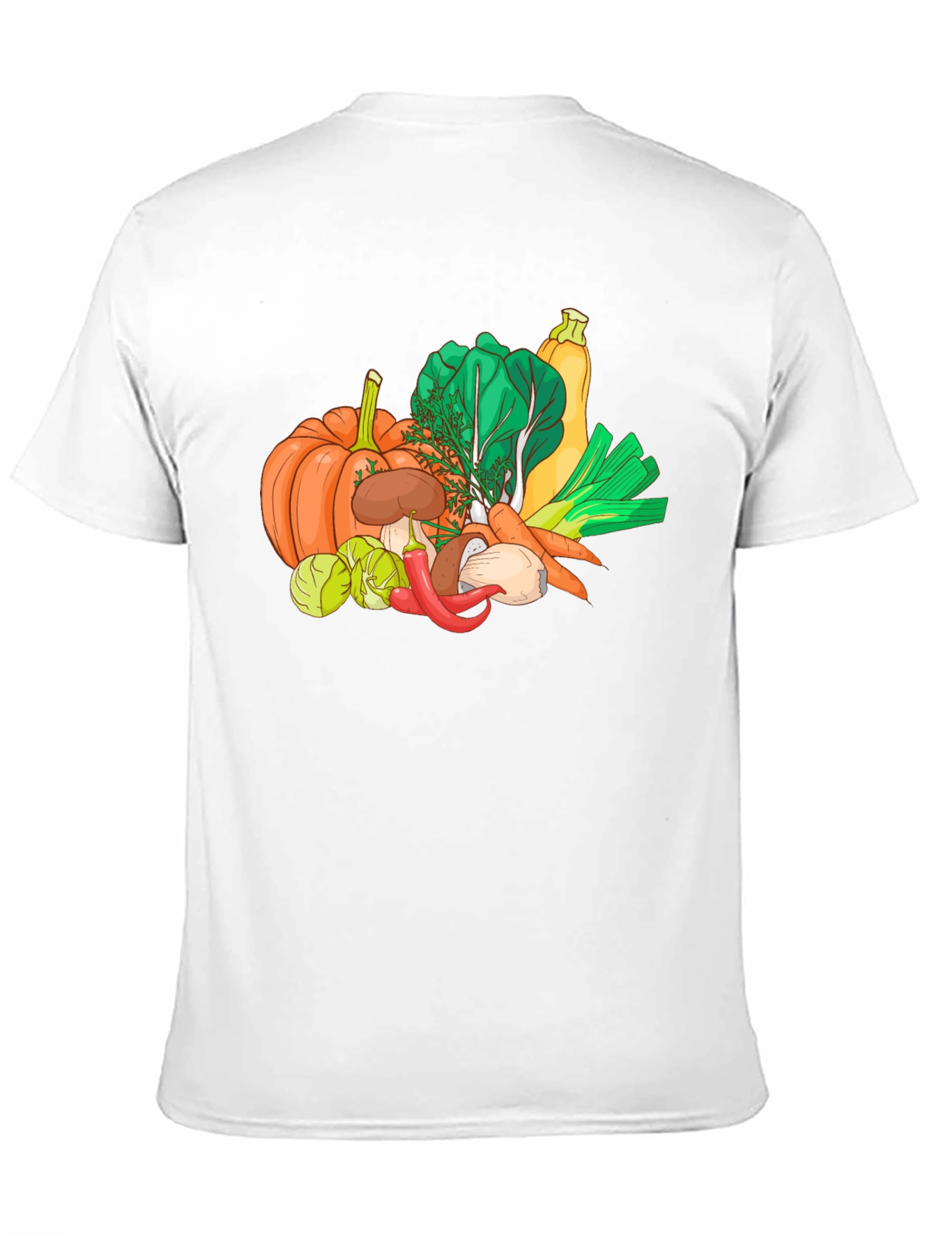 Vegetable Medley Graphic Tee - Black