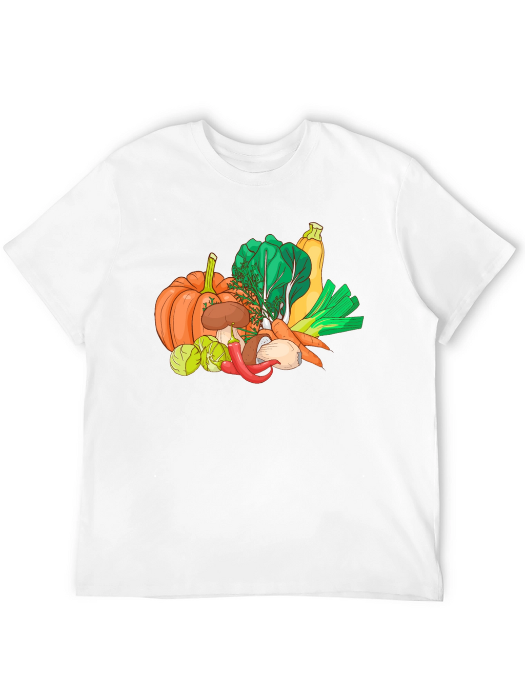 Vegetable Medley Graphic Tee - Black