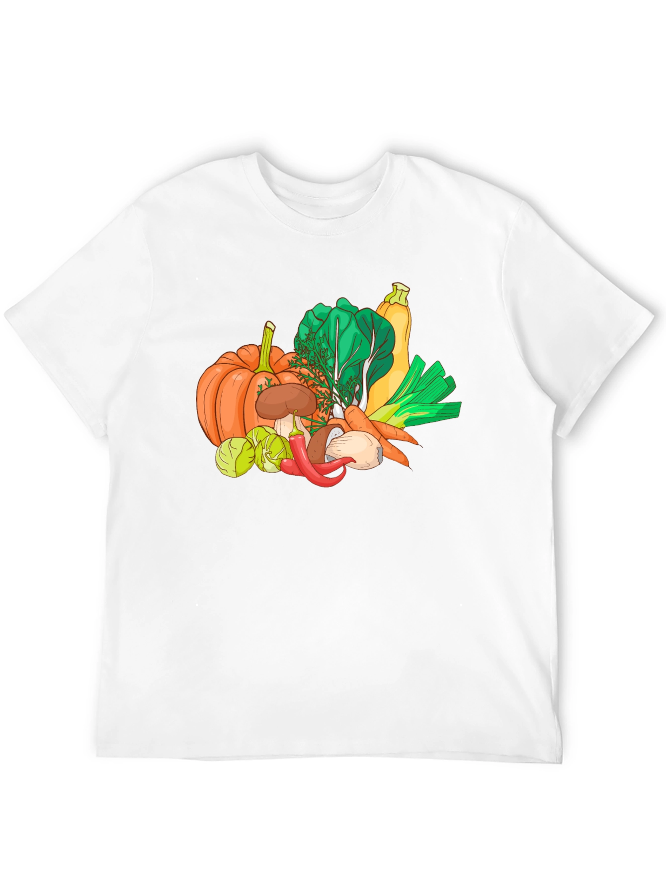 Vegetable Medley Graphic Tee - Black