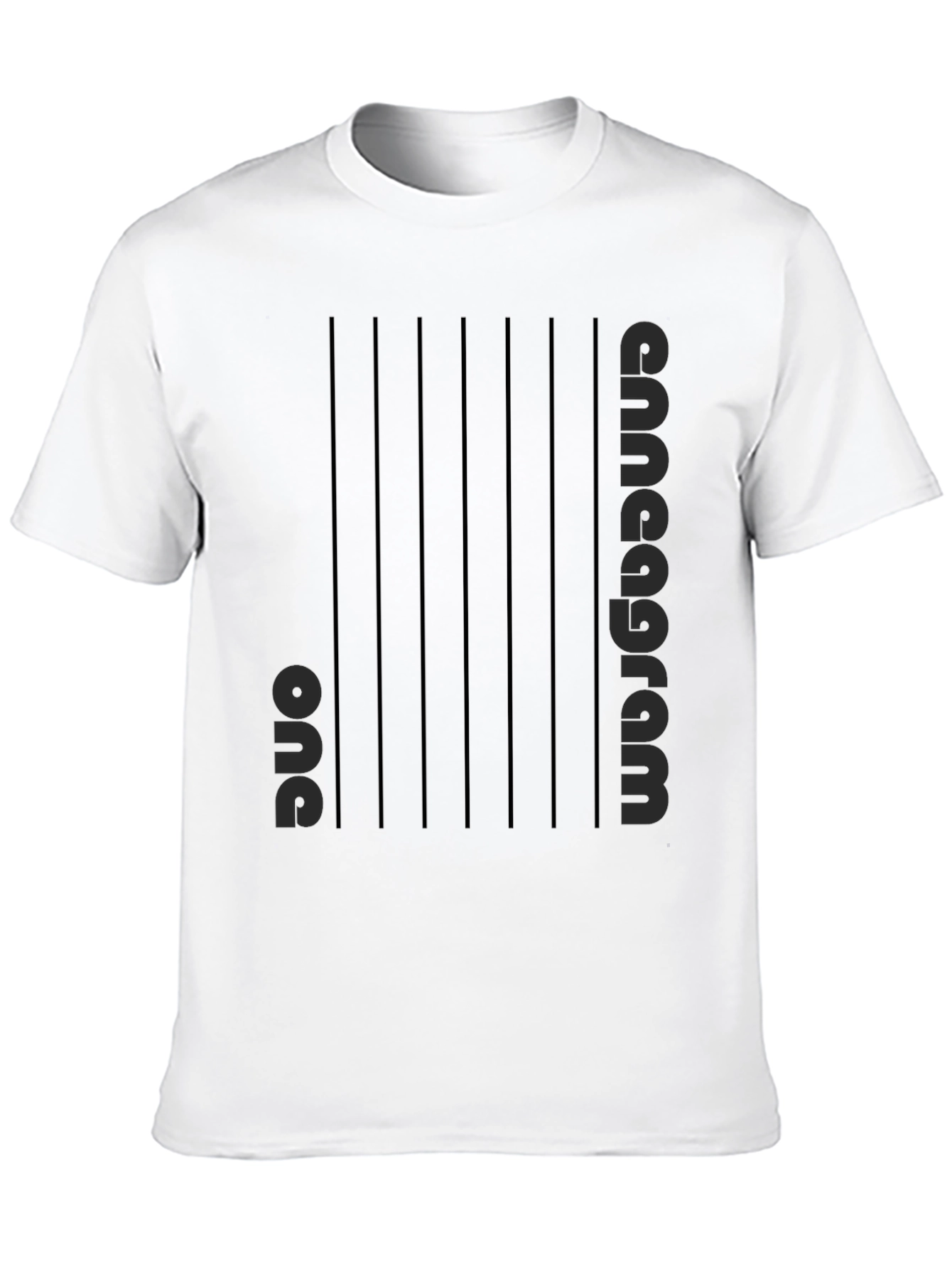 Enneagram One Black Graphic Tee Shirt