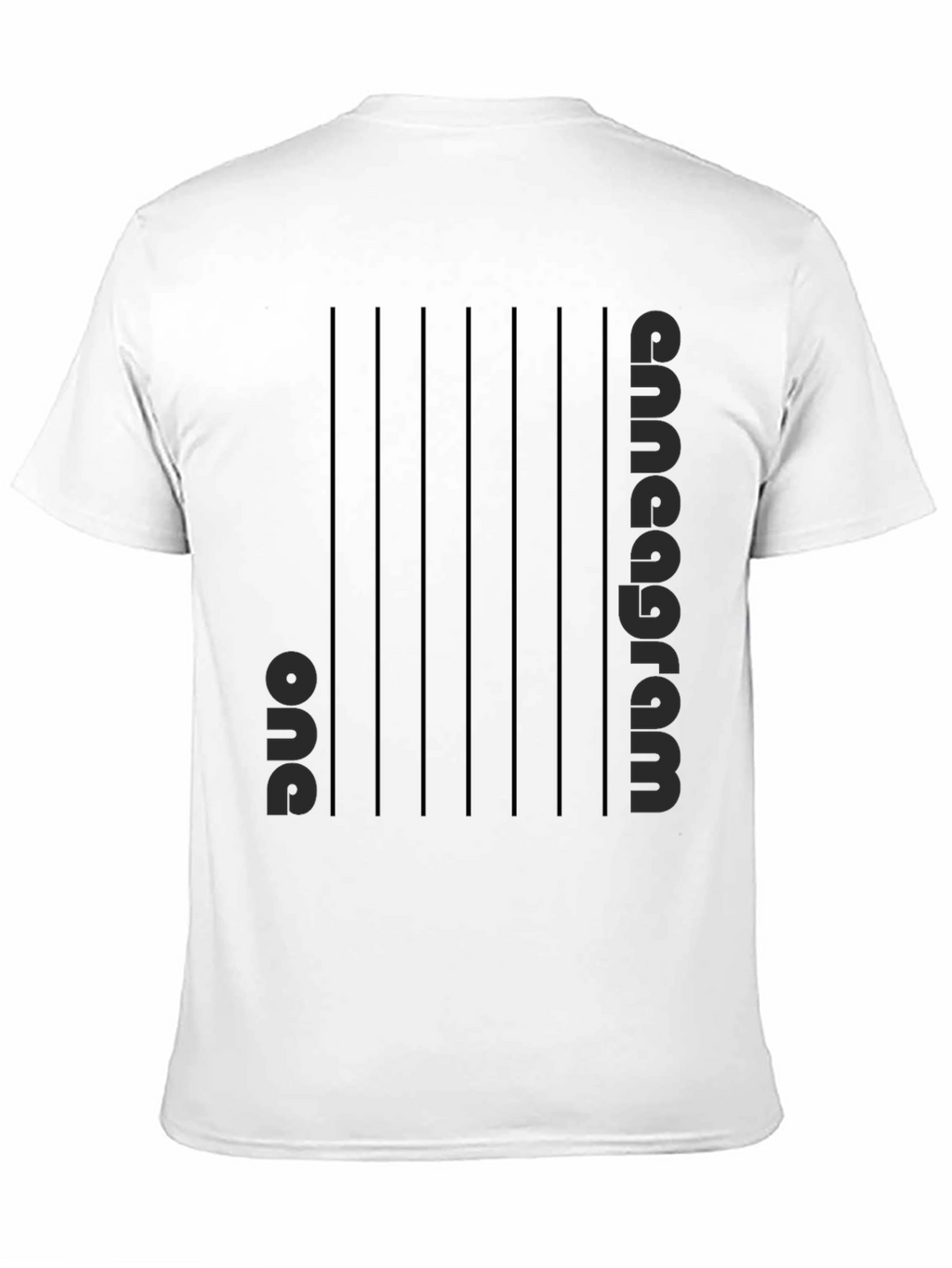 Enneagram One Black Graphic Tee Shirt