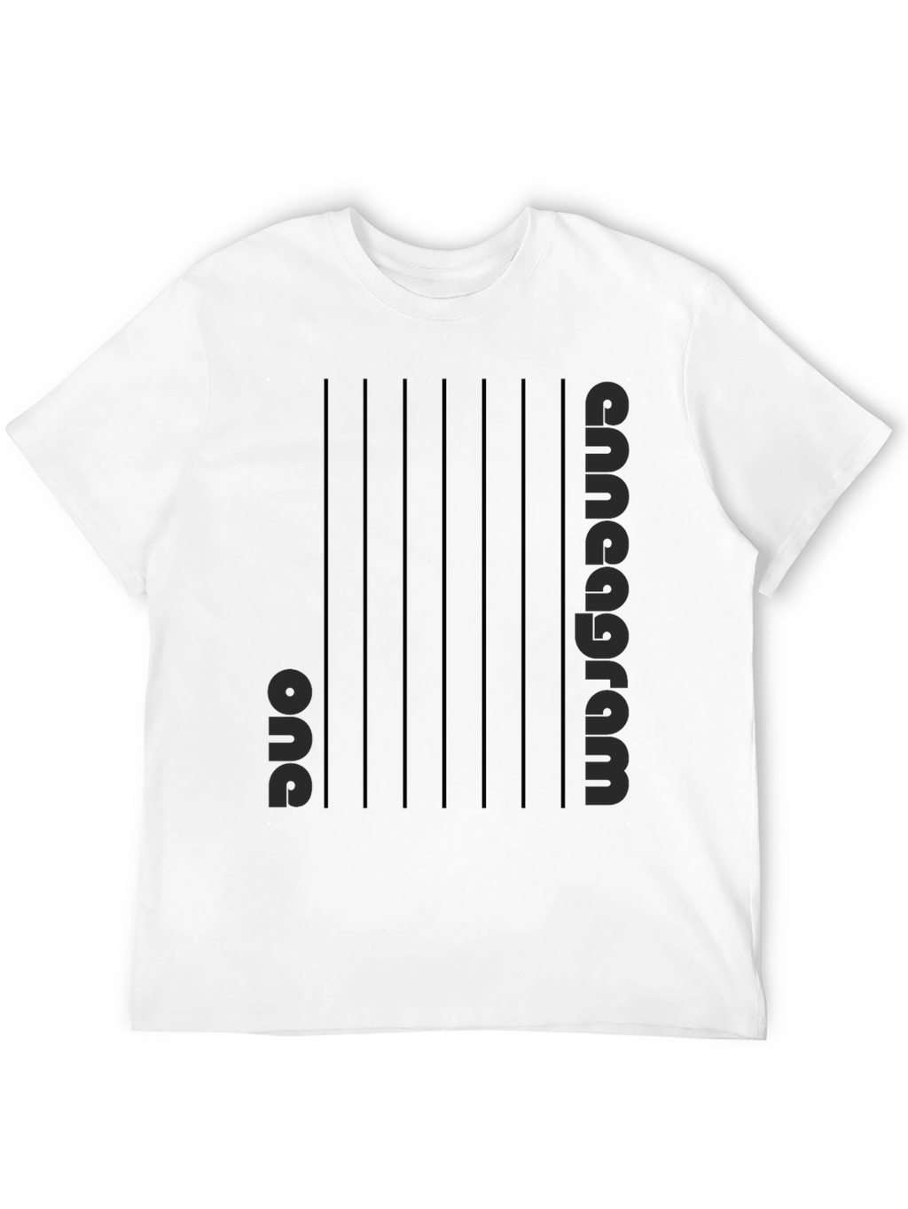 Enneagram One Black Graphic Tee Shirt