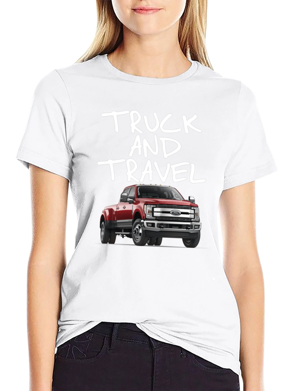 Truck and Travel Graphic T-Shirt