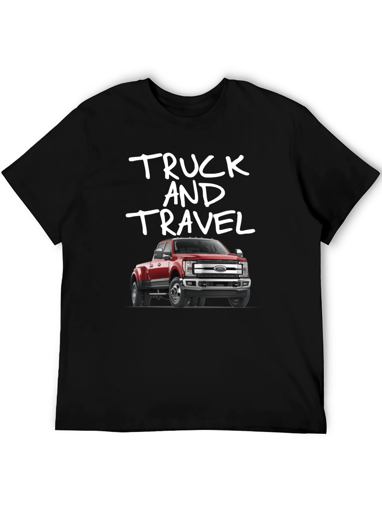 Truck and Travel Graphic T-Shirt