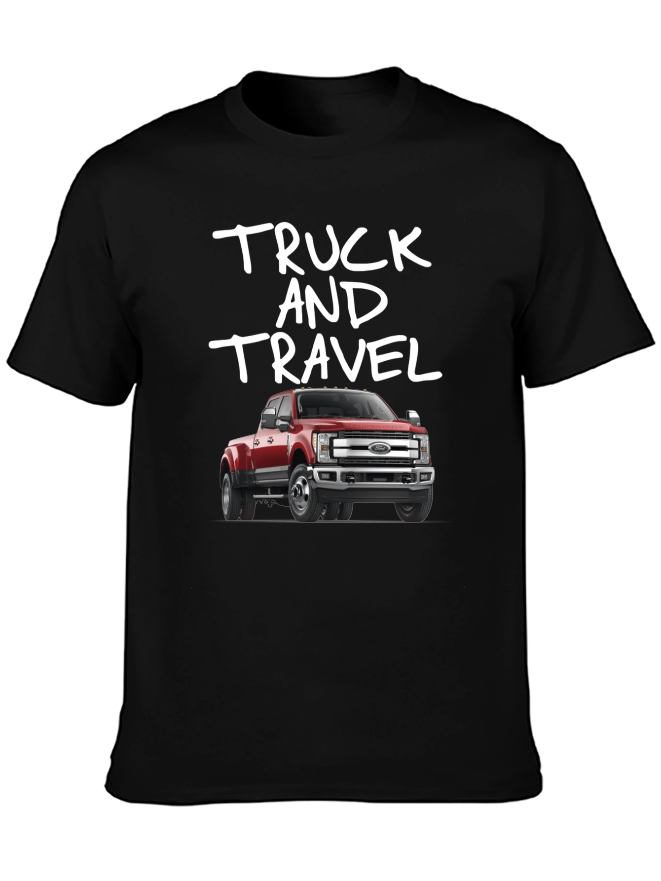 Truck and Travel Graphic T-Shirt