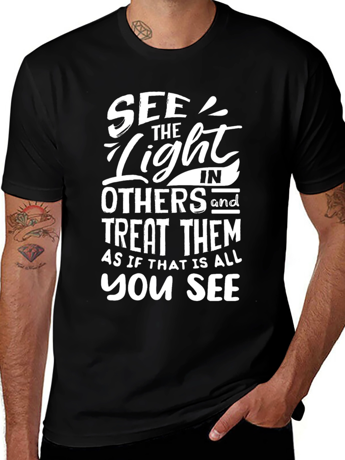 See the Light Inspirational Graphic Tee