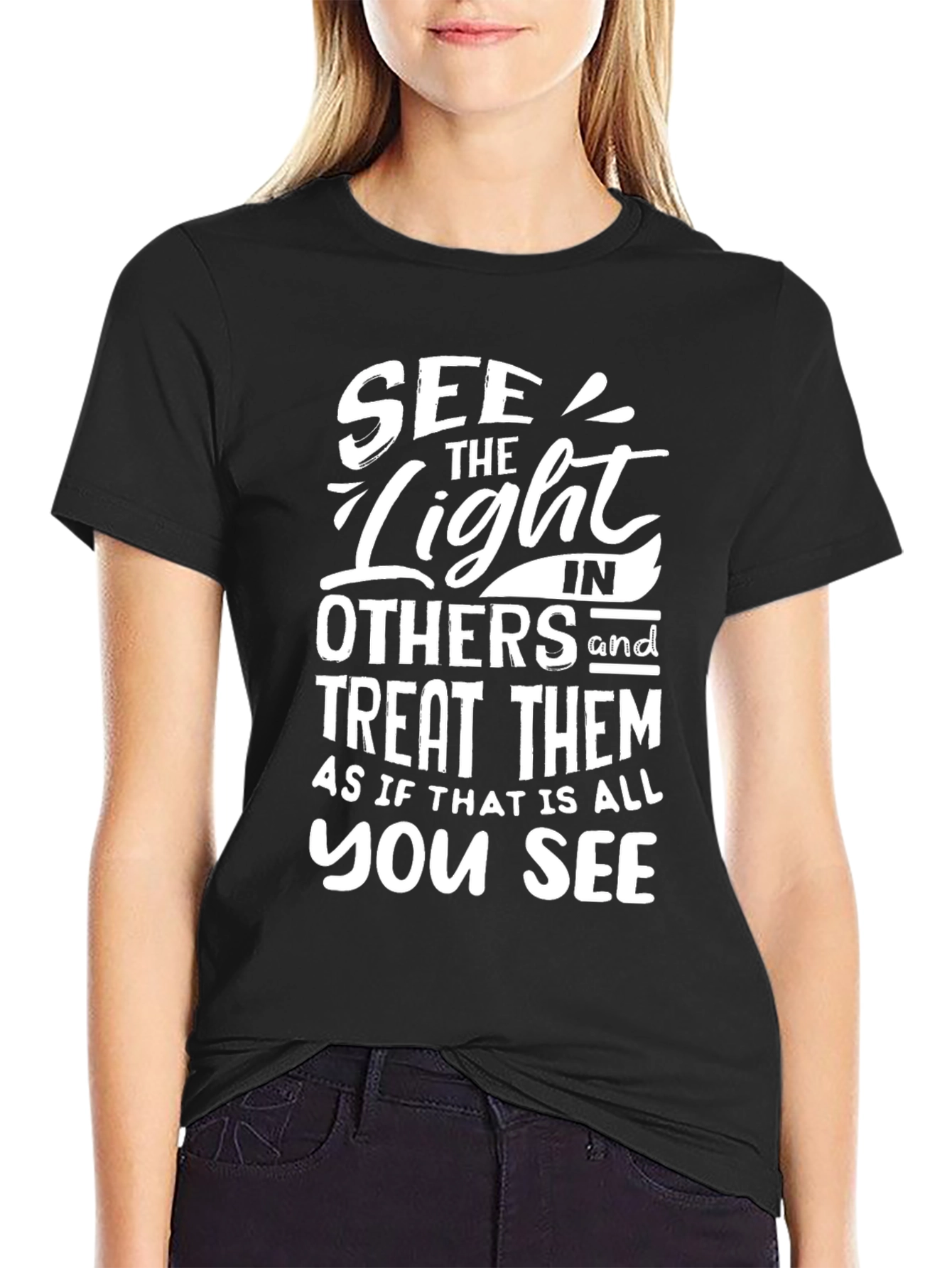 See the Light Inspirational Graphic Tee