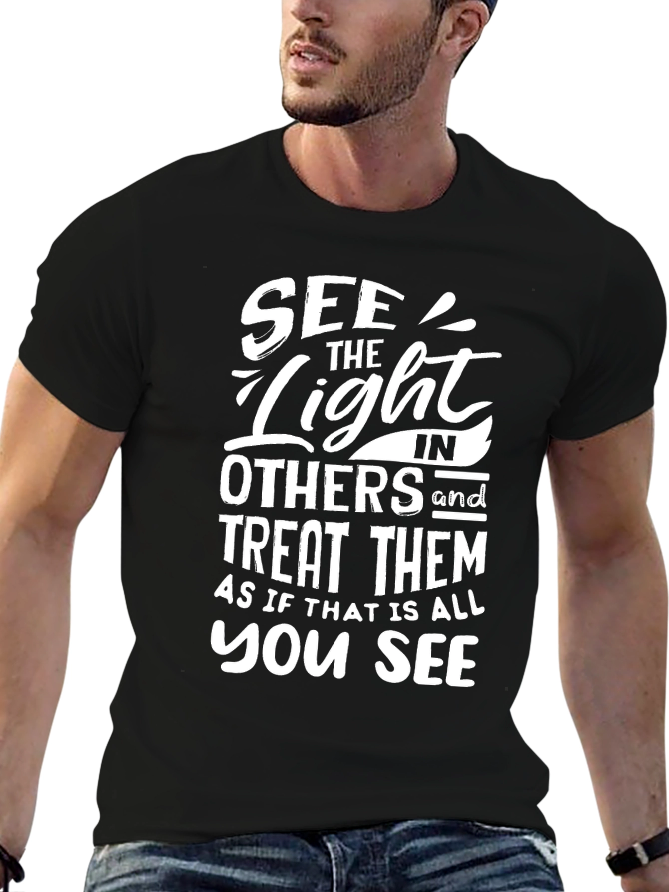 See the Light Inspirational Graphic Tee
