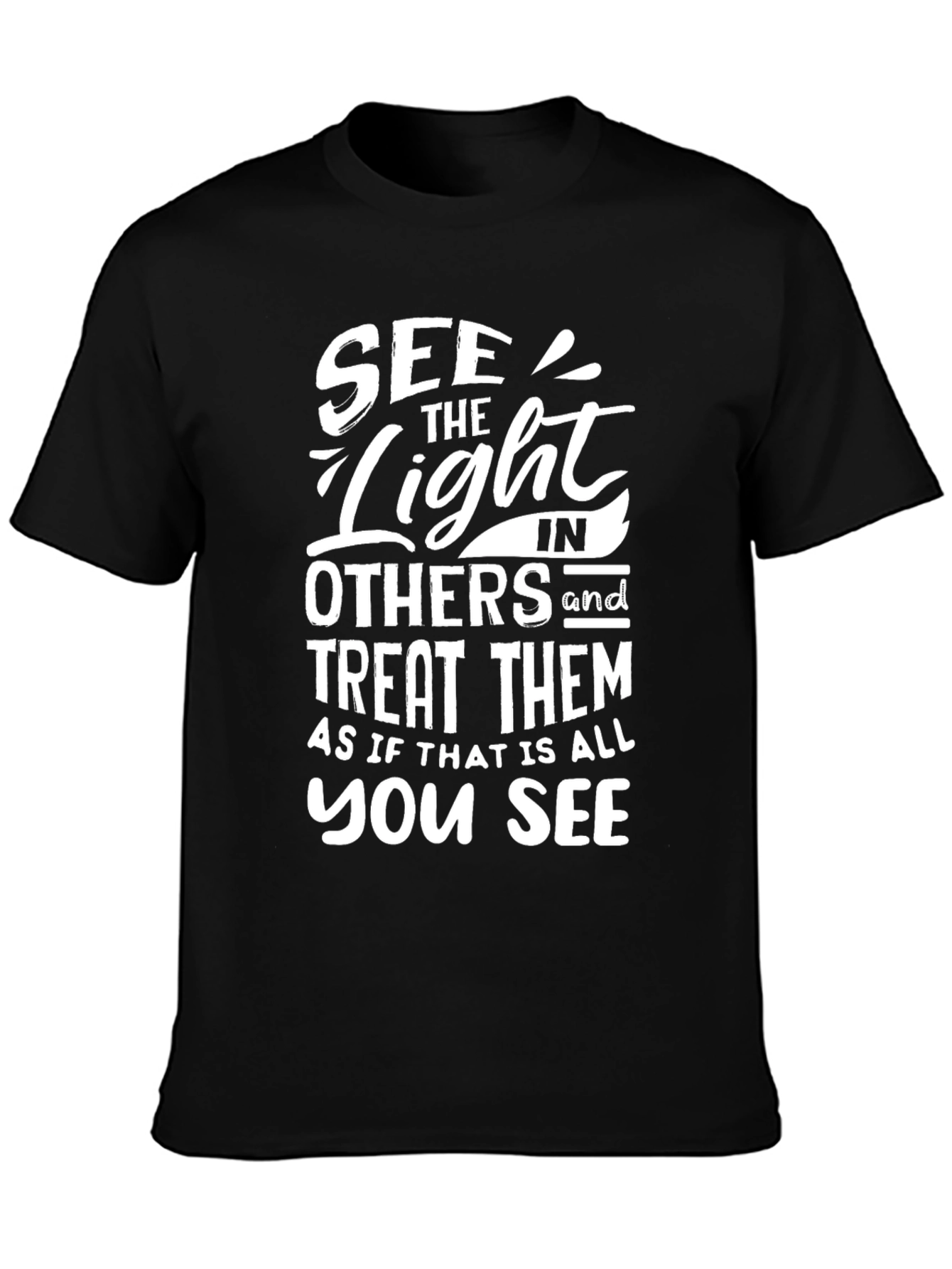 See the Light Inspirational Graphic Tee