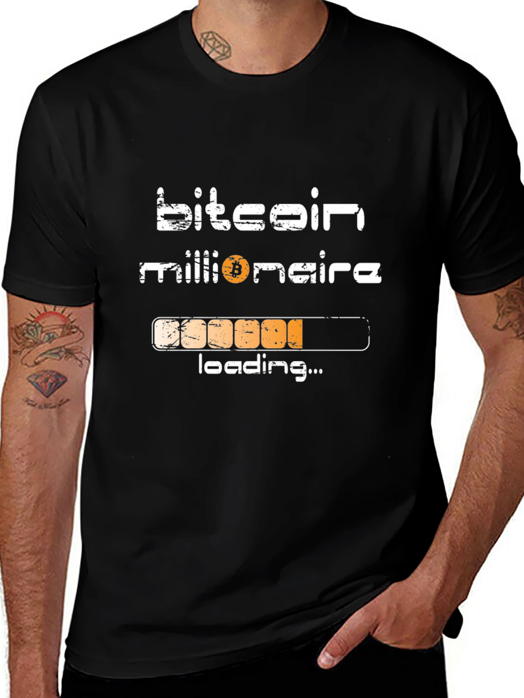 Bitcoin Millionaire Graphic T-Shirt - Crypto Tee