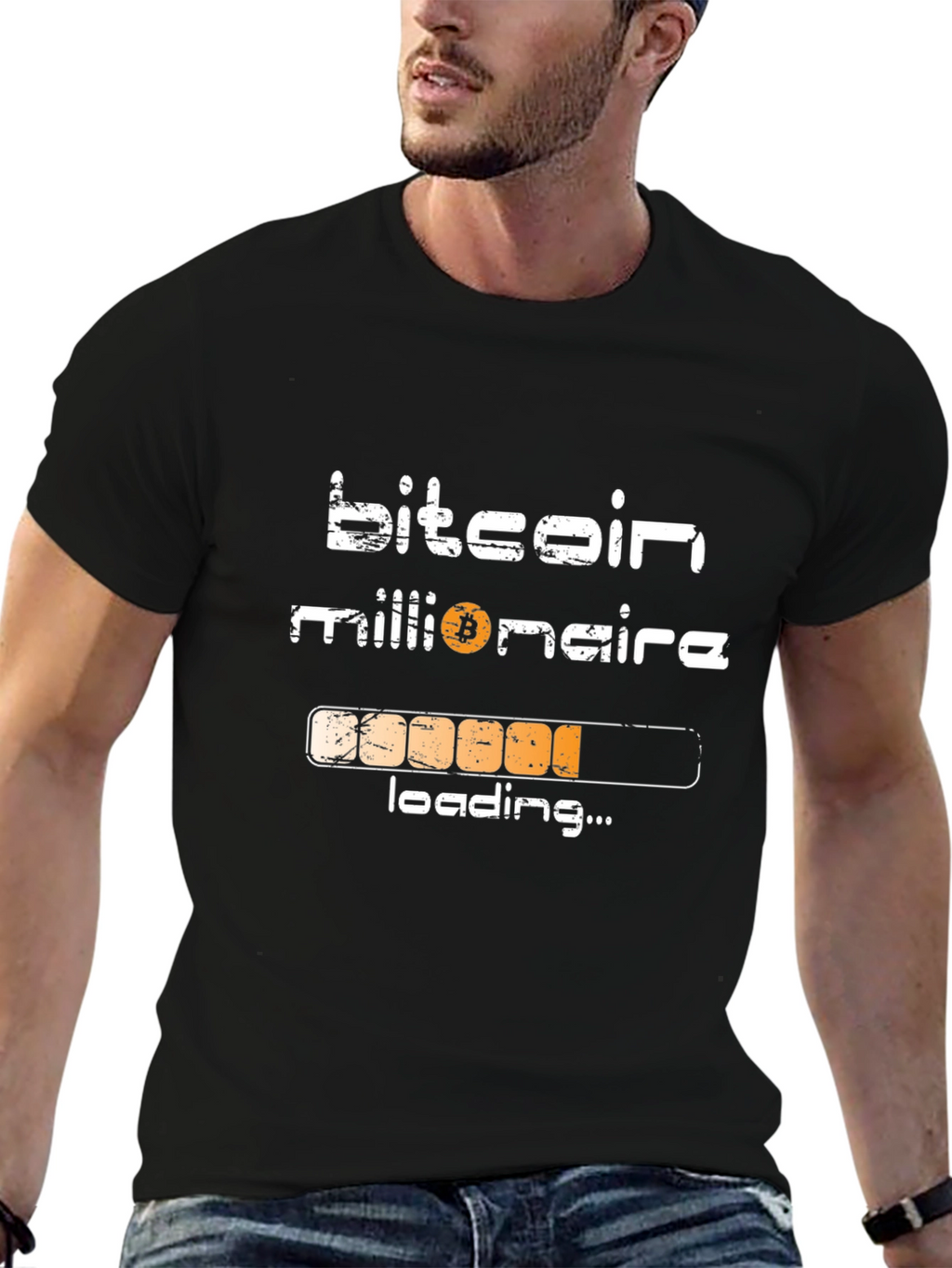 Bitcoin Millionaire Graphic T-Shirt - Crypto Tee
