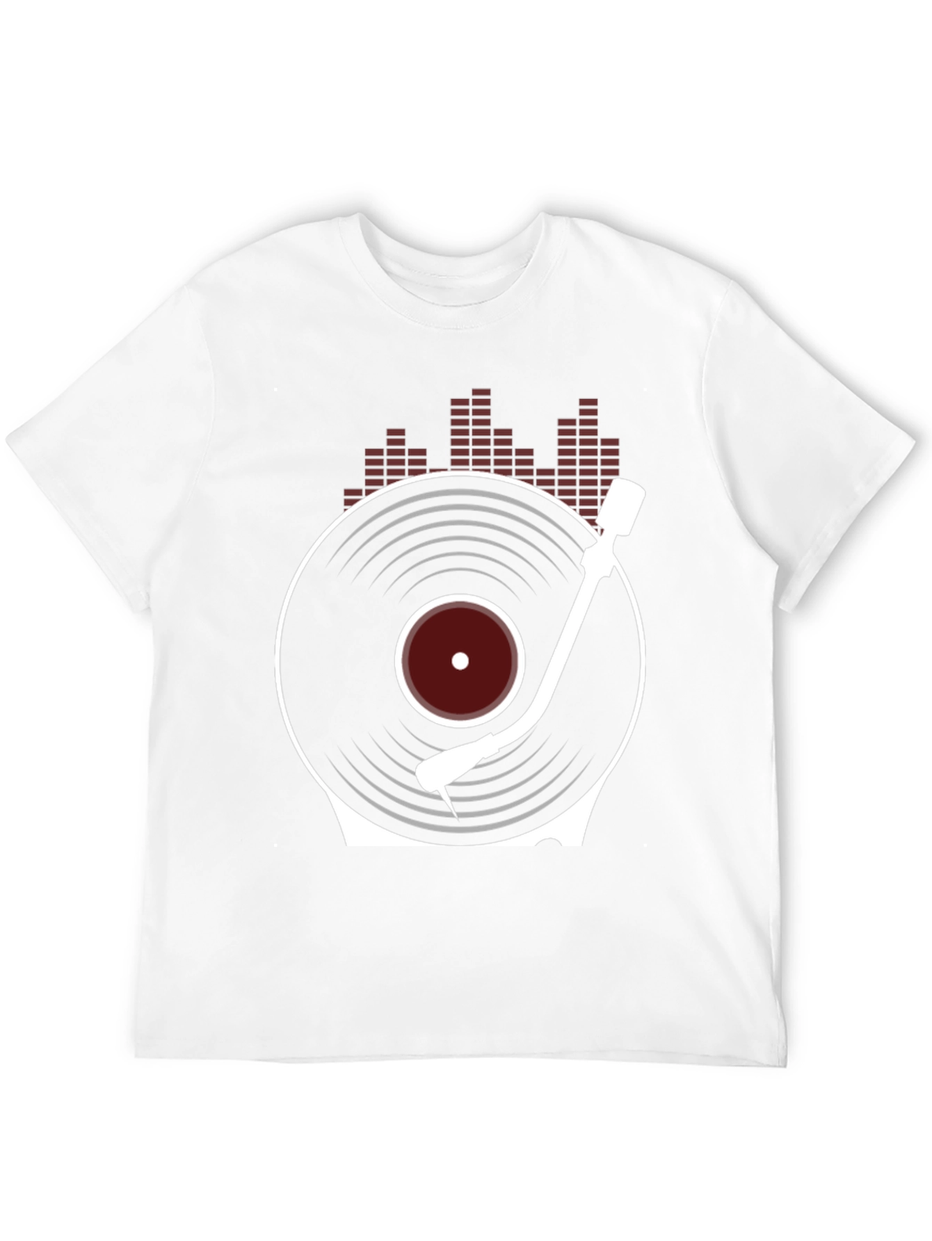 DJ Record Graphic T-Shirt - Black Music Tee
