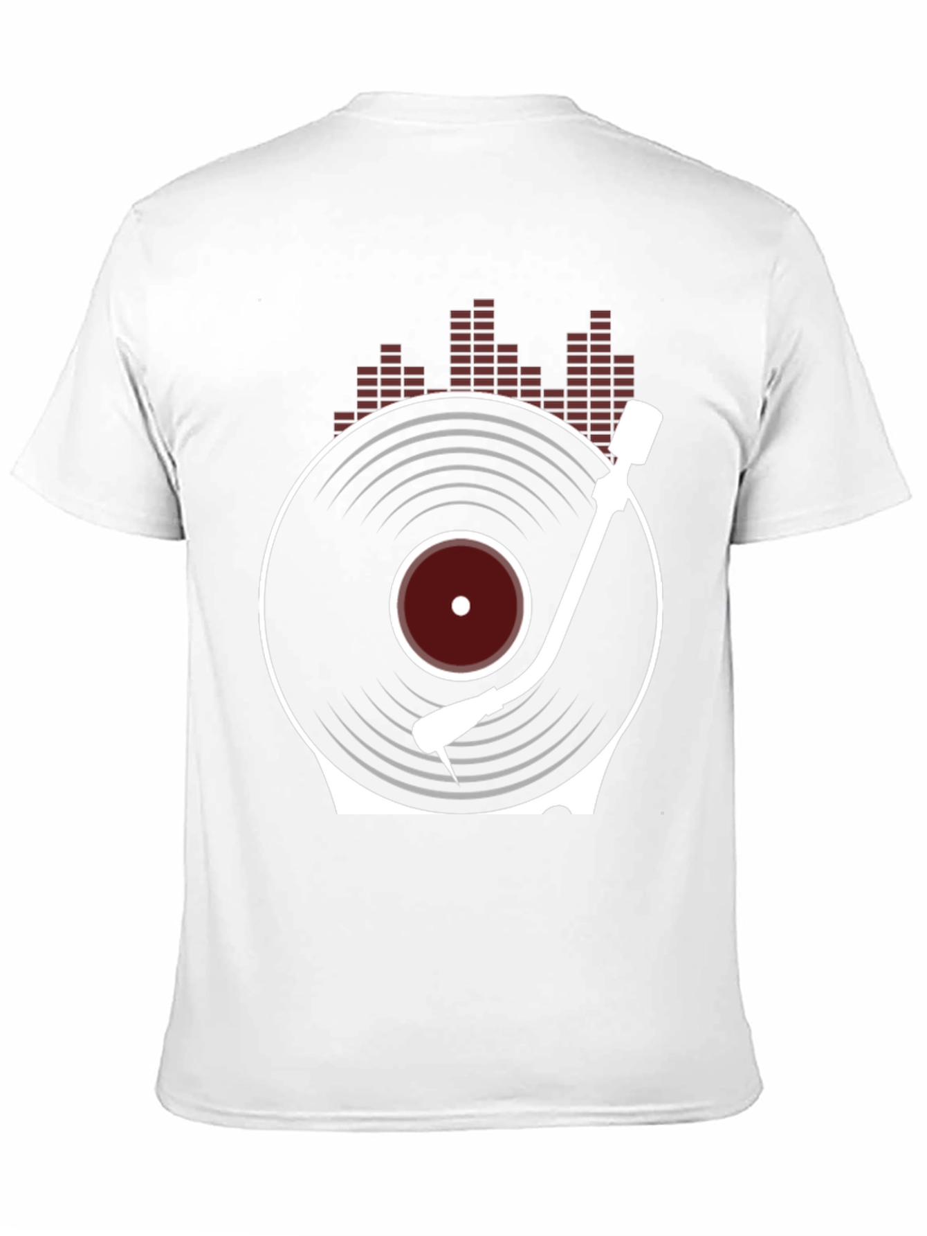 DJ Record Graphic T-Shirt - Black Music Tee