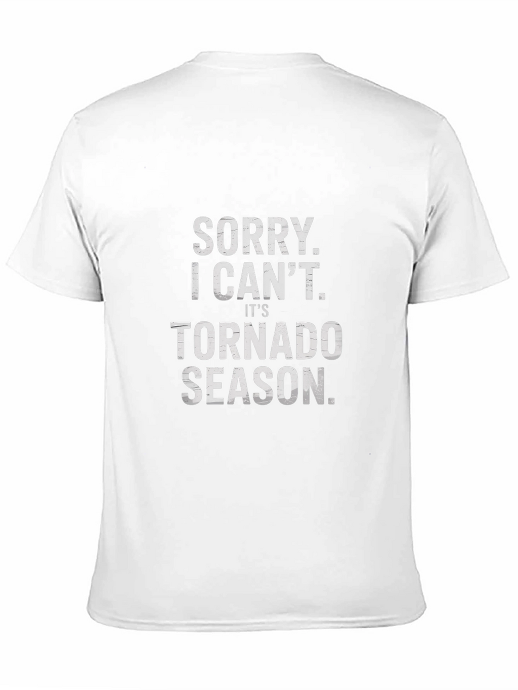 Funny Tornado Season Black T-Shirt