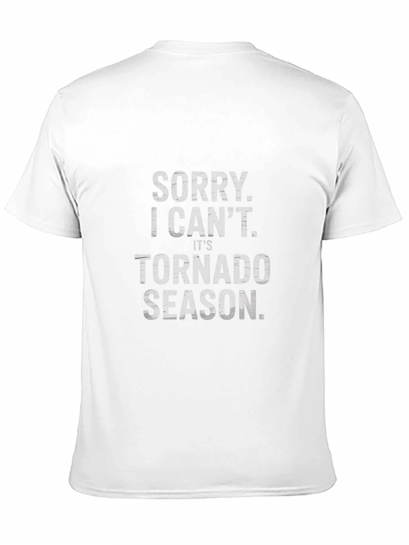 Funny Tornado Season Black T-Shirt