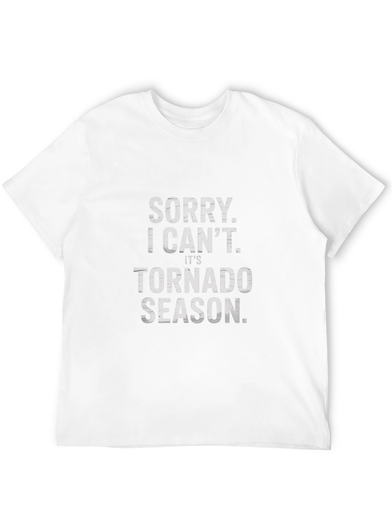 Funny Tornado Season Black T-Shirt