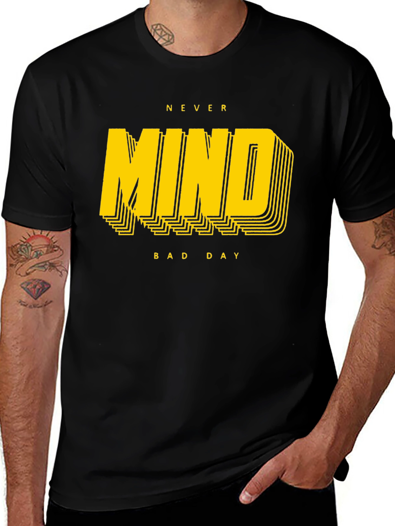 Never Mind Bad Day Graphic Tee