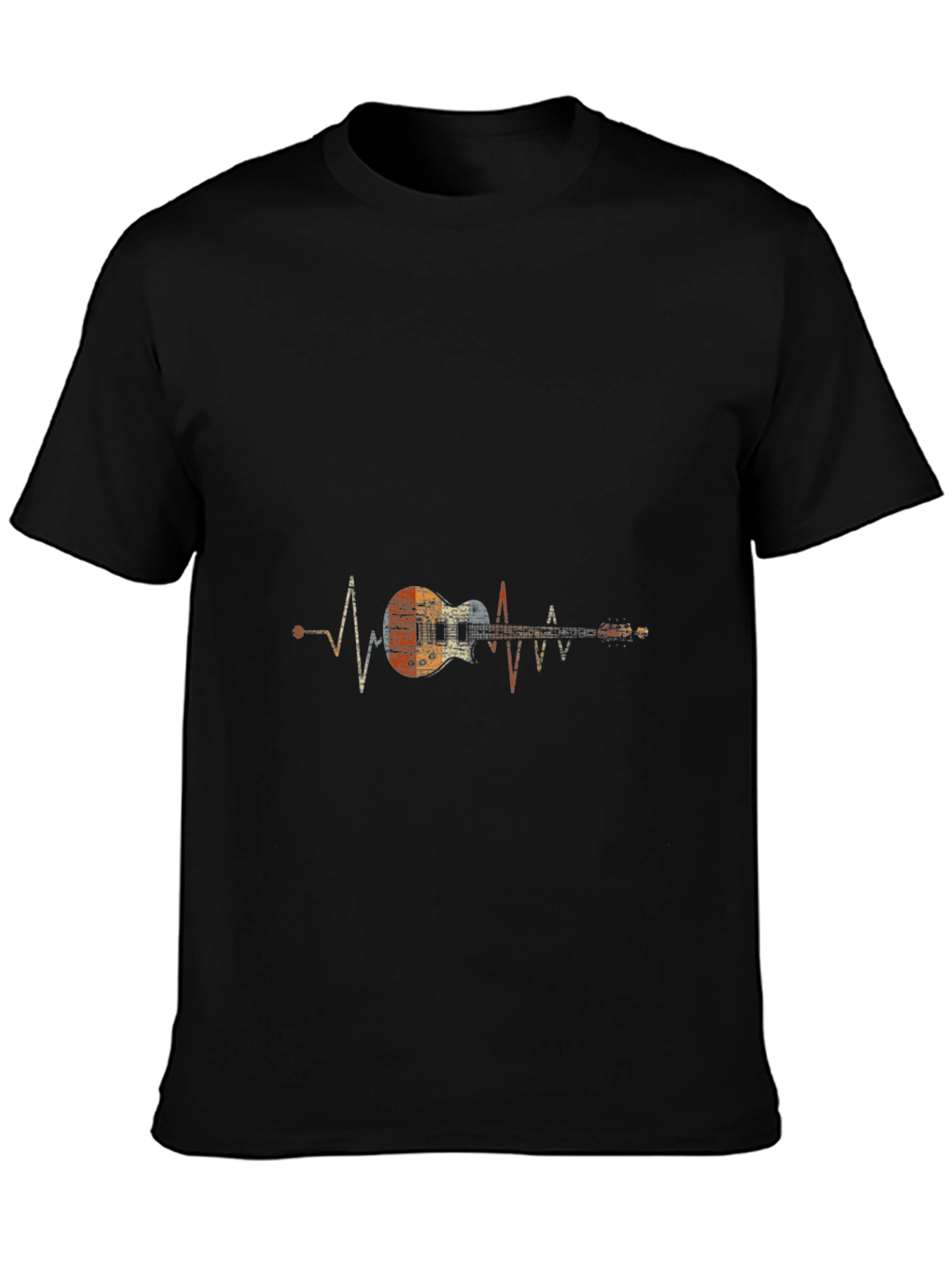 Guitar Heartbeat Graphic Tee