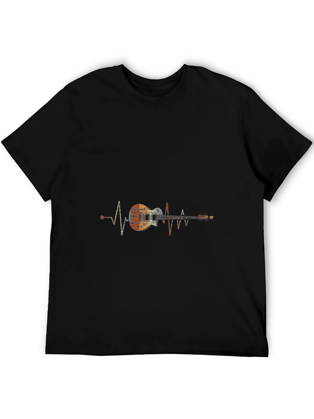 Guitar Heartbeat Graphic Tee