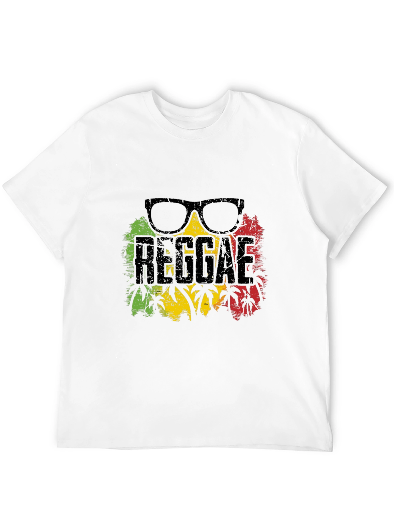 Reggae Vibes Graphic T-Shirt - Rasta Colors Tee