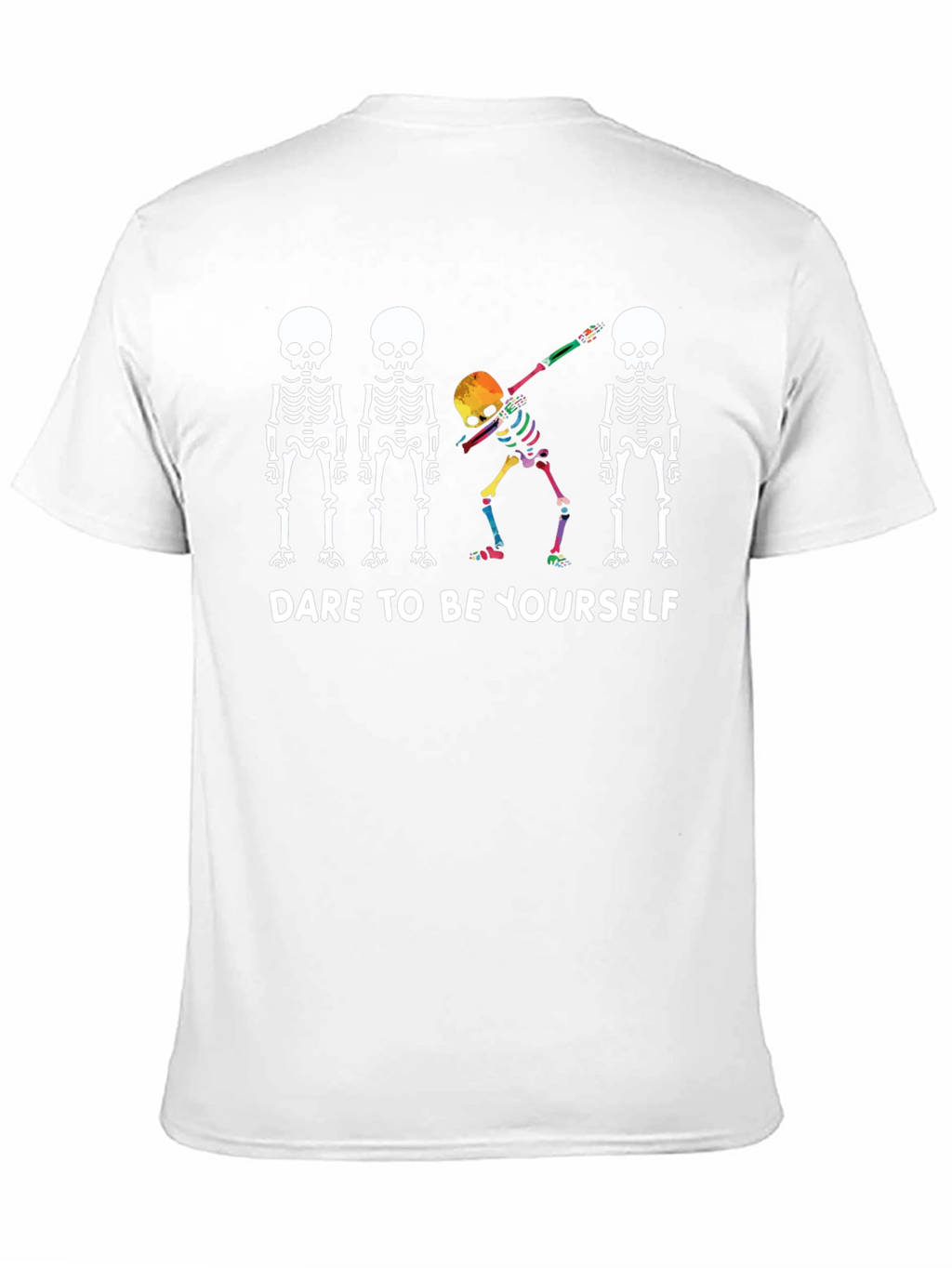 Dare To Be Yourself Skeleton Dab Graphic Tee